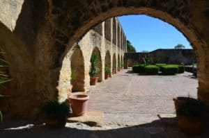 Convent at Mission San José at San Antonio Missions National Historical Park in San Antonio, Texas