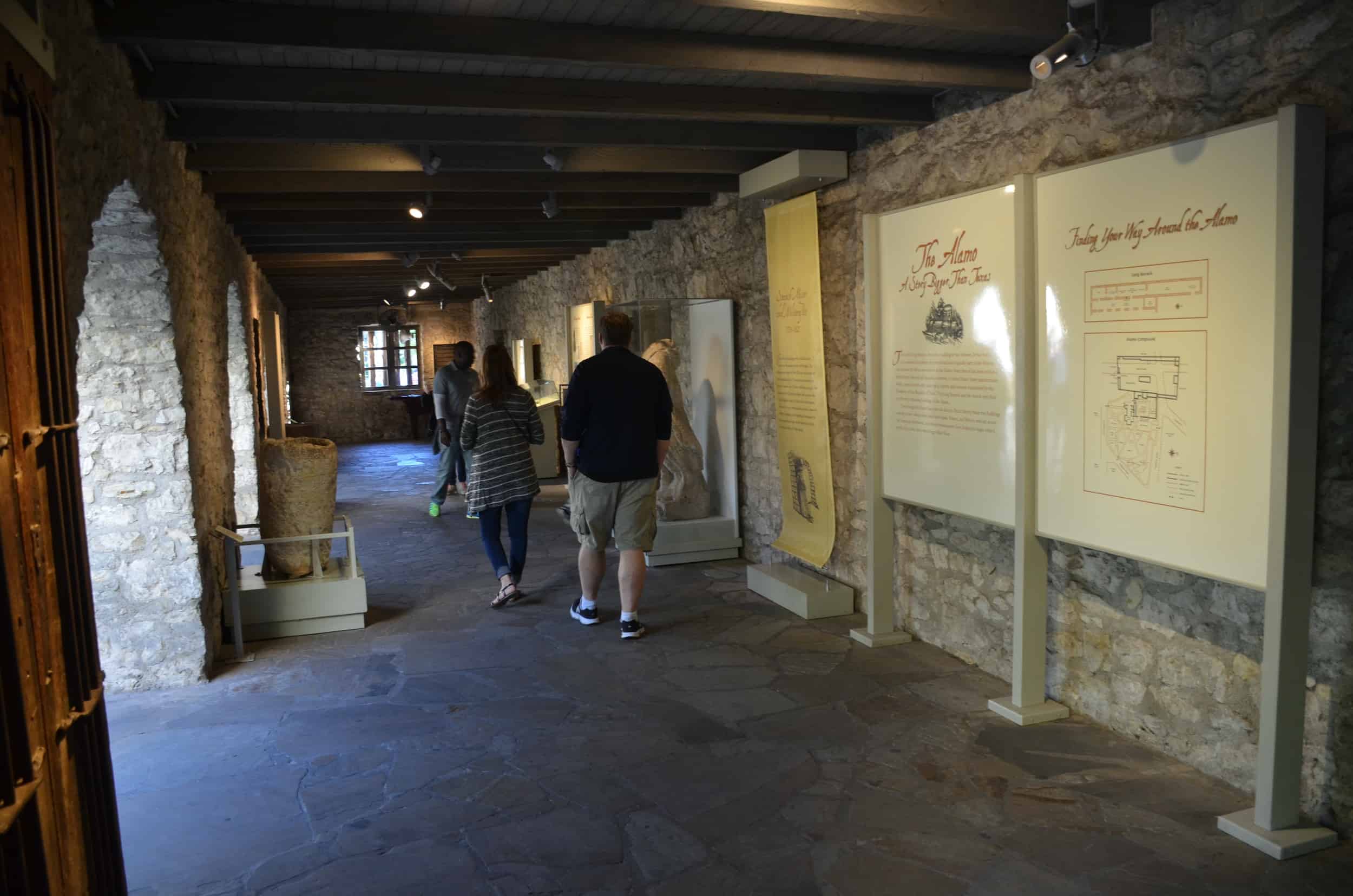 Long Barrack (convent) at the Alamo in San Antonio, Texas