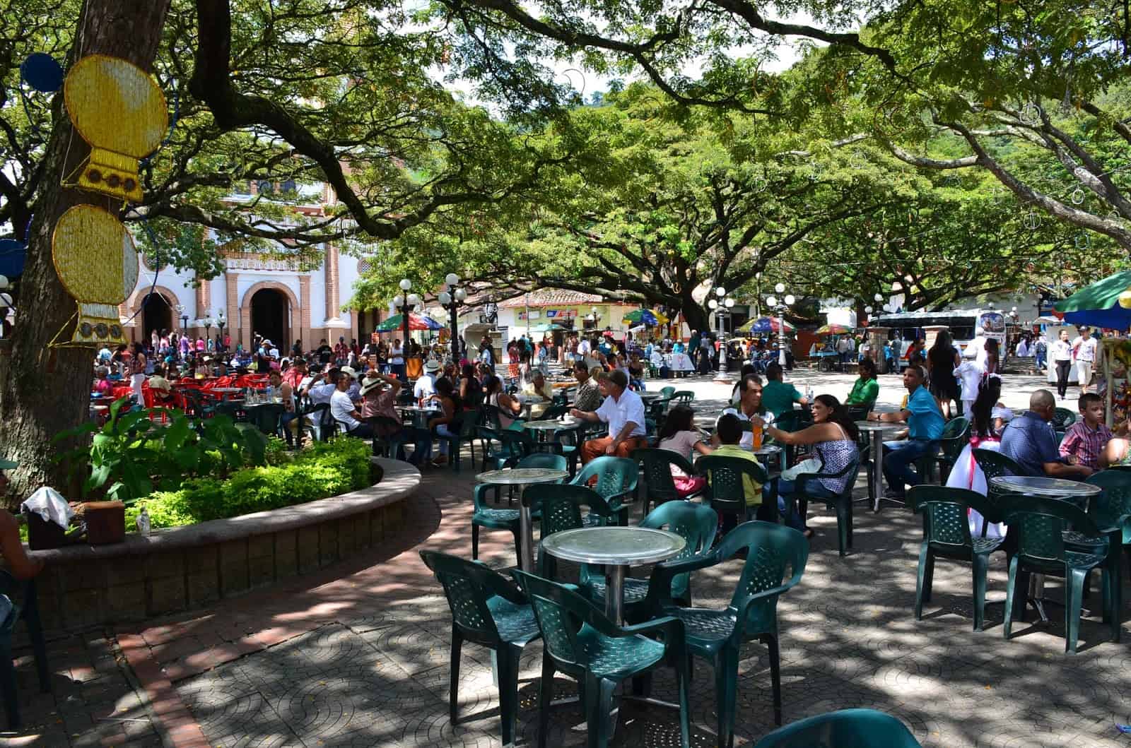 Plaza in Ciudad Bolívar, Antioquia, Colombia