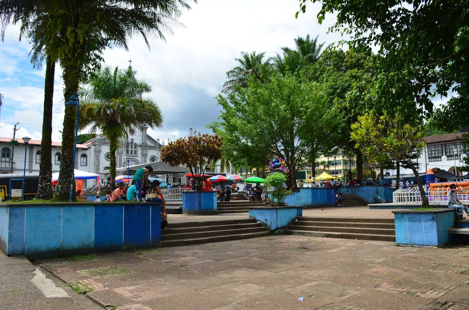 Plaza in Mocoa, Putumayo, Colombia
