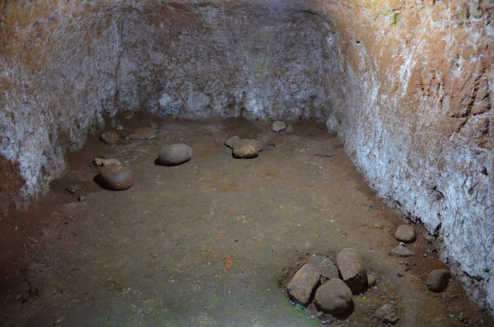 Burial chamber at the Obando Museum in Huila, Colombia