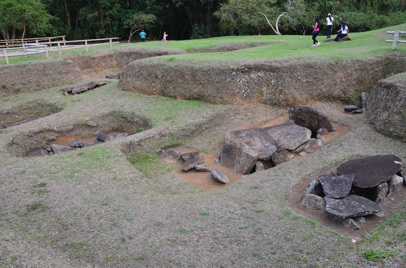 Mesita B at San Agustín Archaeological Park in Huila, Colombia