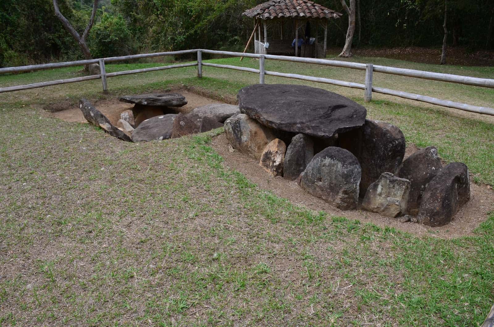 Mesita C at San Agustín Archaeological Park in Huila, Colombia