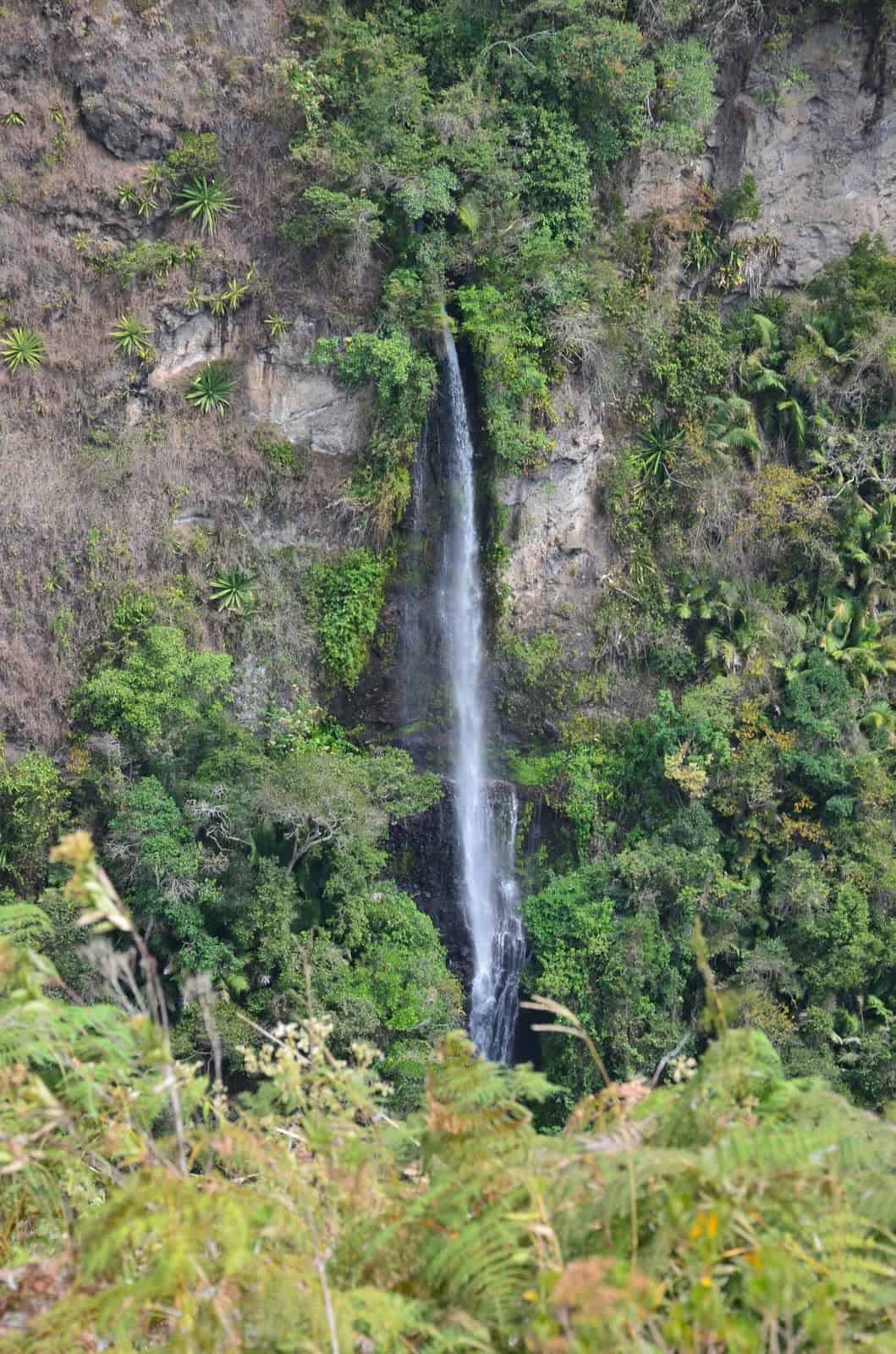 A waterfall at La Chaquíra