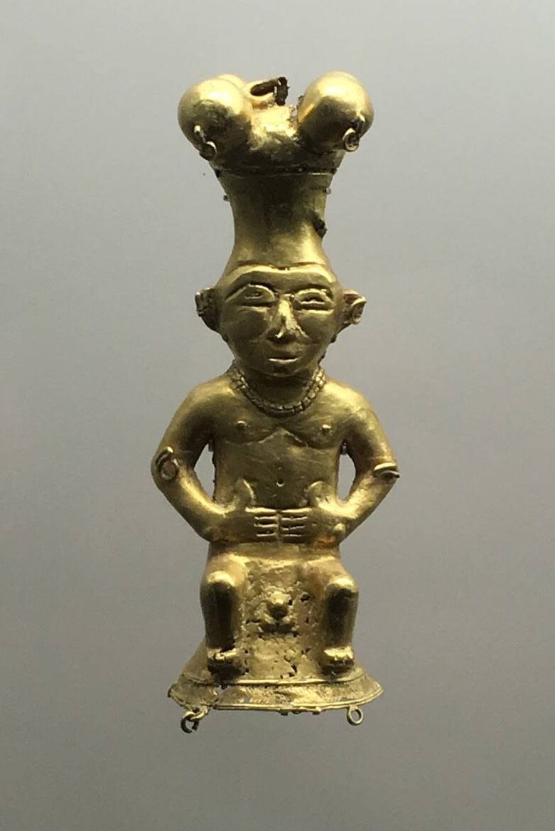 Gold figure at the Quimbaya Gold Museum