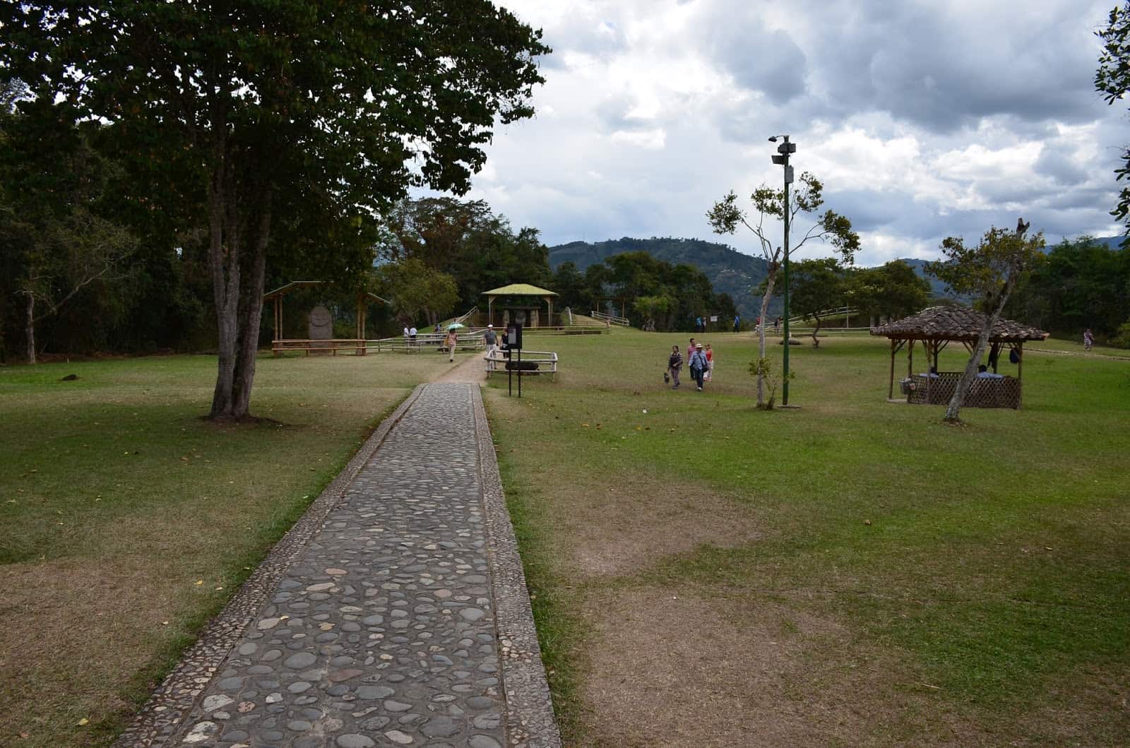 Entrance to Mesita A at San Agustín Archaeological Park in Huila, Colombia