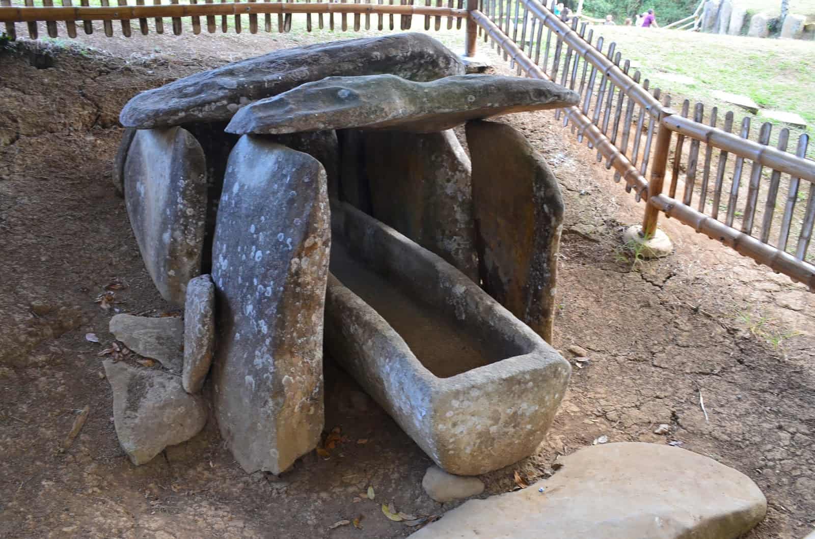 Tomb at Mesita B at San Agustín Archaeological Park in Huila, Colombia