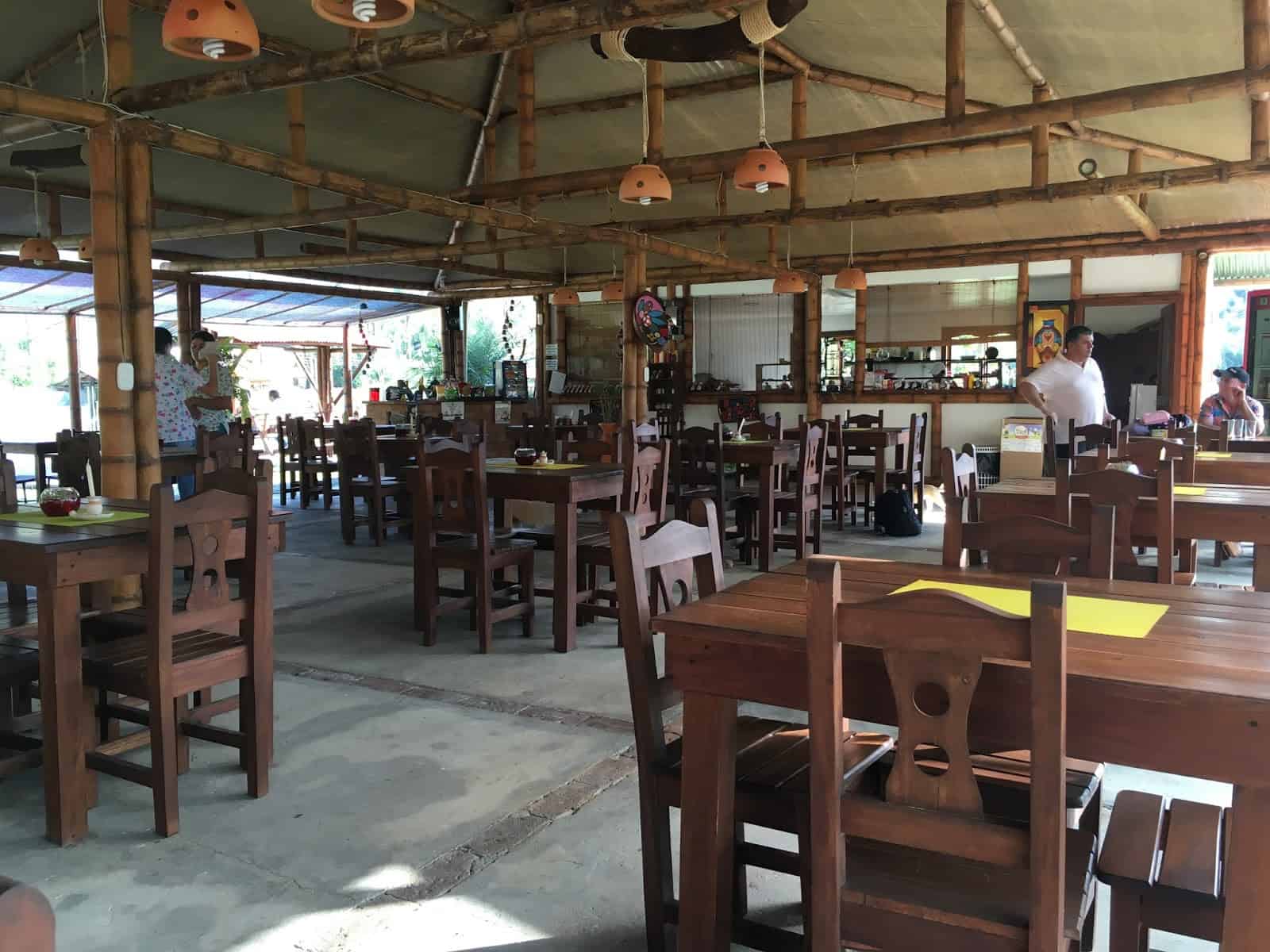 Restaurant at San Juan del Valle in Belén de Umbría, Risaralda, Colombia