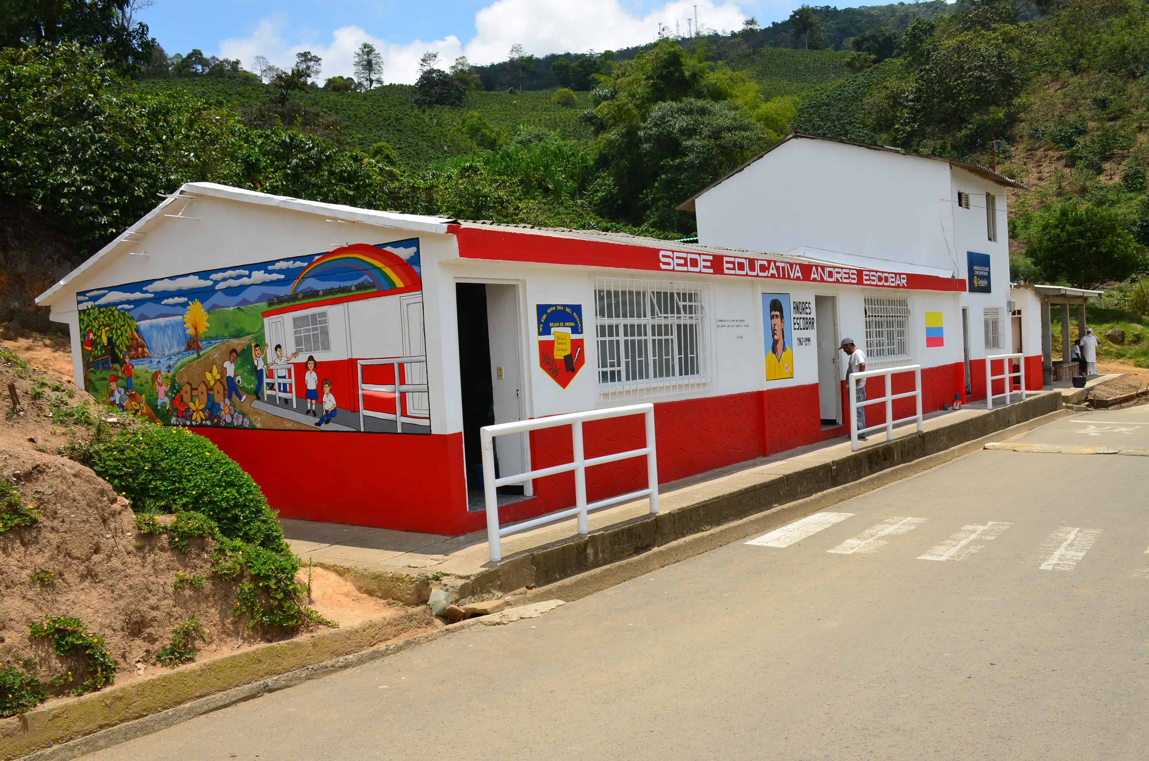 School - After at Andrés Escobar School in Belén de Umbría, Risaralda, Colombia