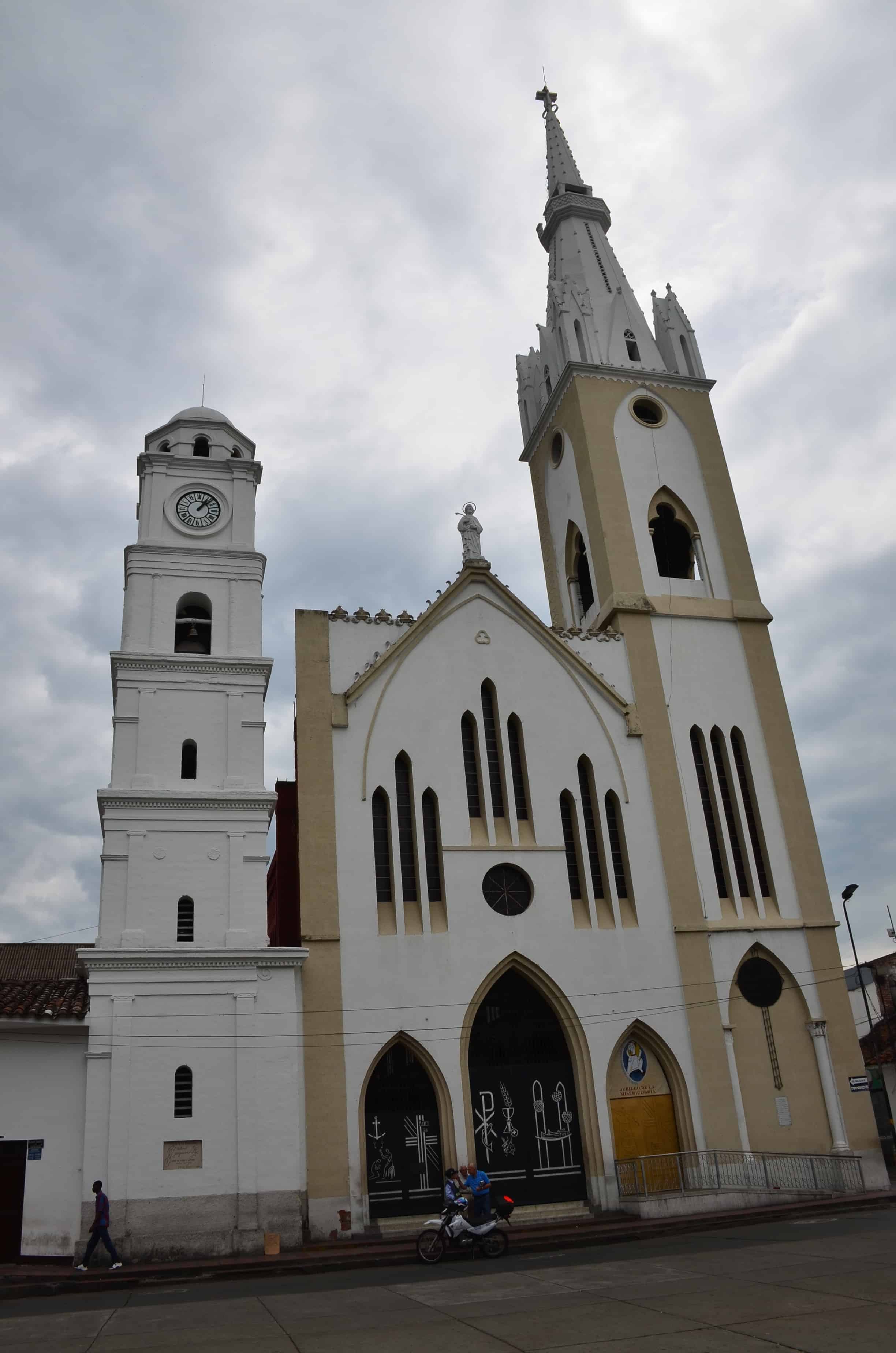 Iglesia de San Bartolomé on Plaza de Boyacá in Tuluá, Valle del Cauca, Colombia