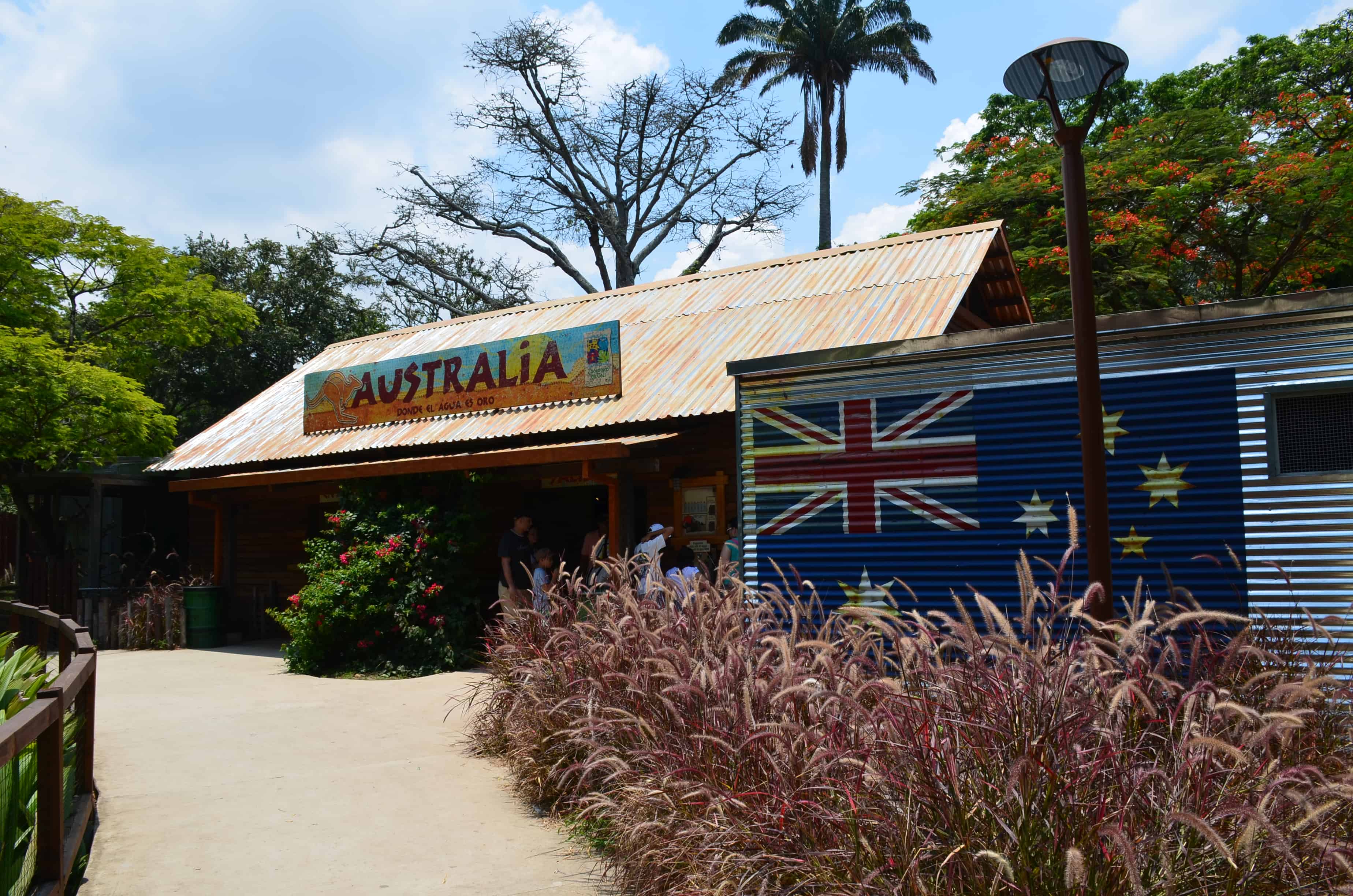 Australia exhibit at the Cali Zoo in Colombia