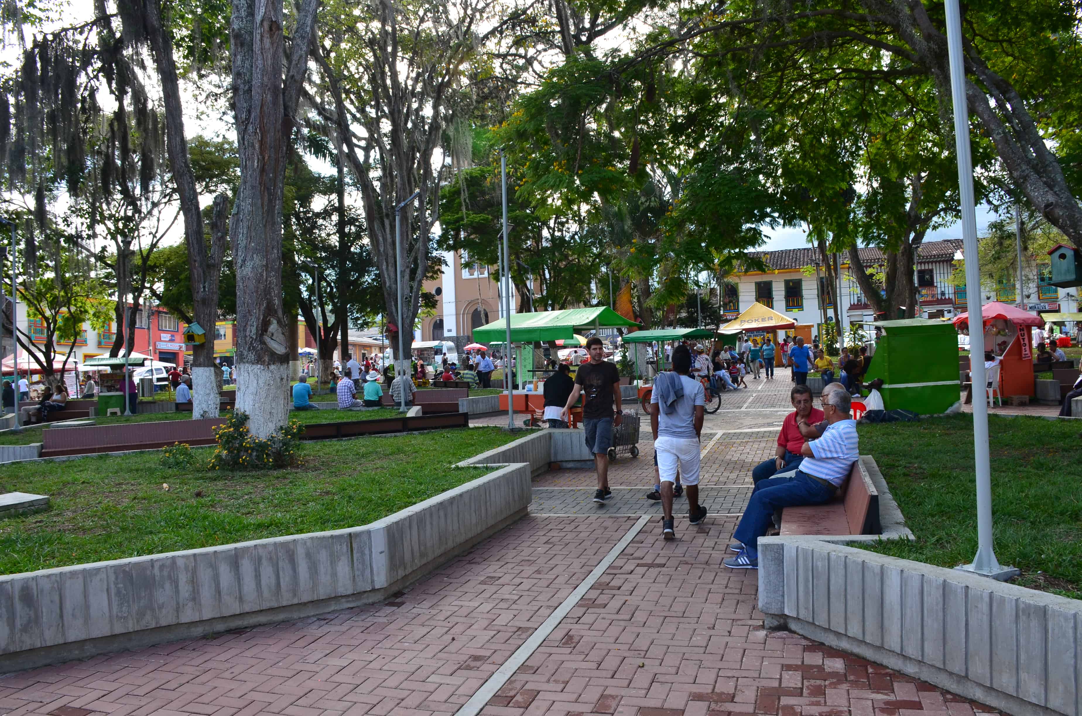Plaza in Darién, Valle del Cauca, Colombia