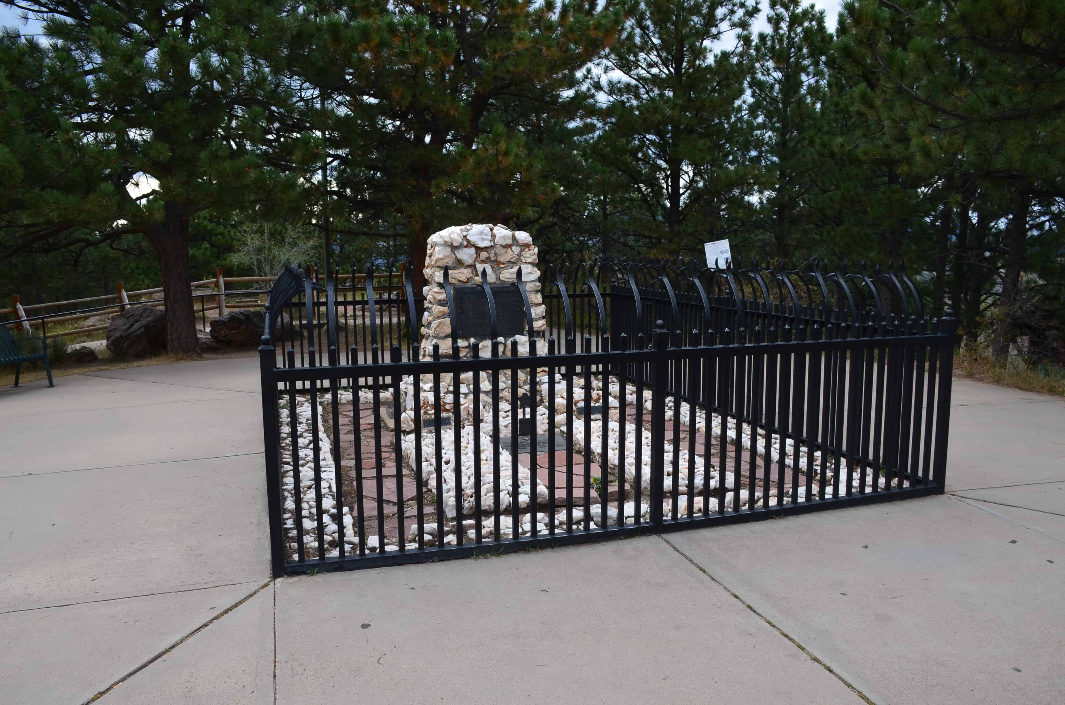 Grave of Buffalo Bill Cody on Lookout Mountain along the Lariat Loop National Scenic Byway in Colorado