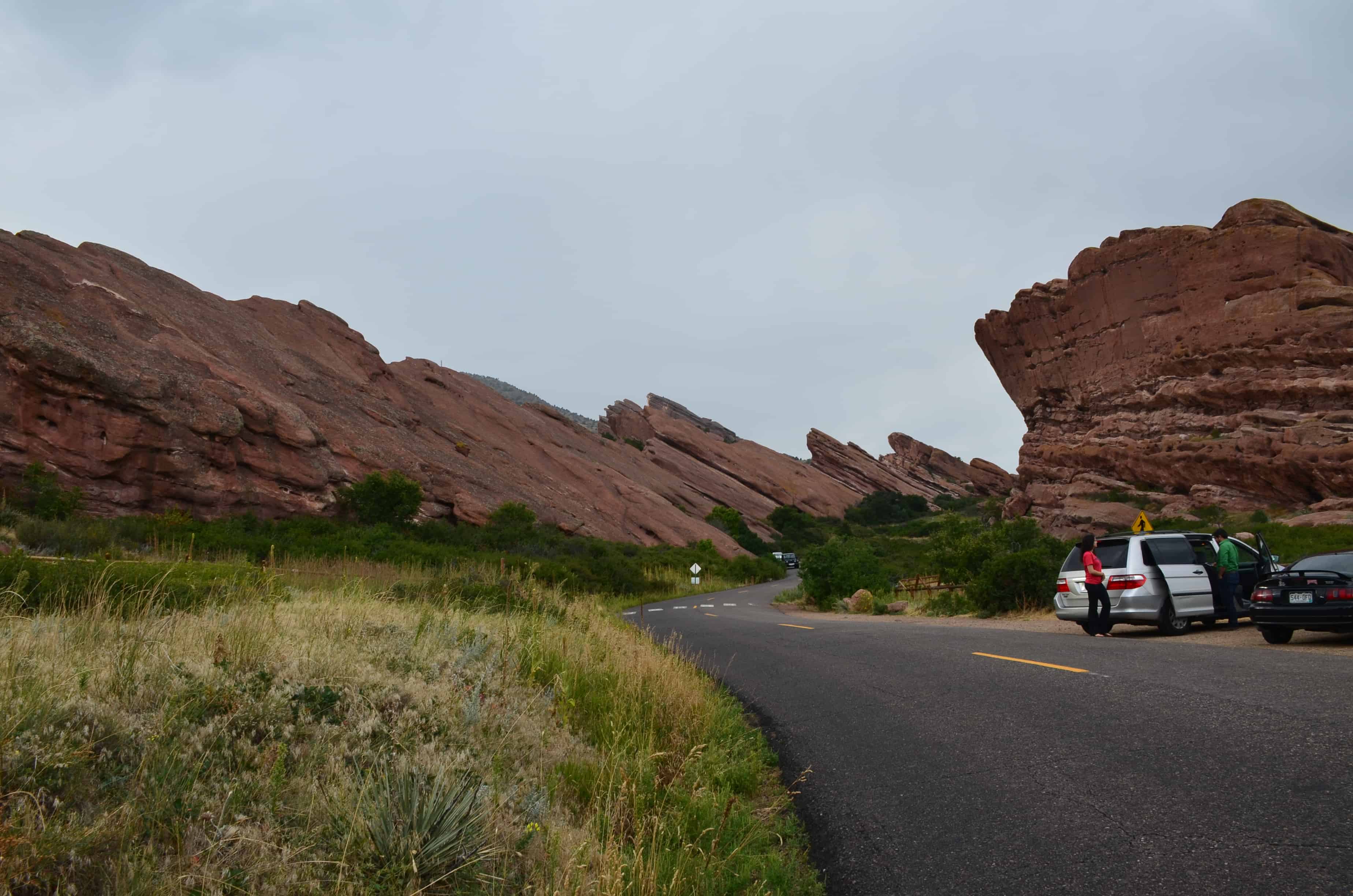 Red Rocks Park and Amphitheatre in Morrison along the Lariat Loop National Scenic Byway in Colorado