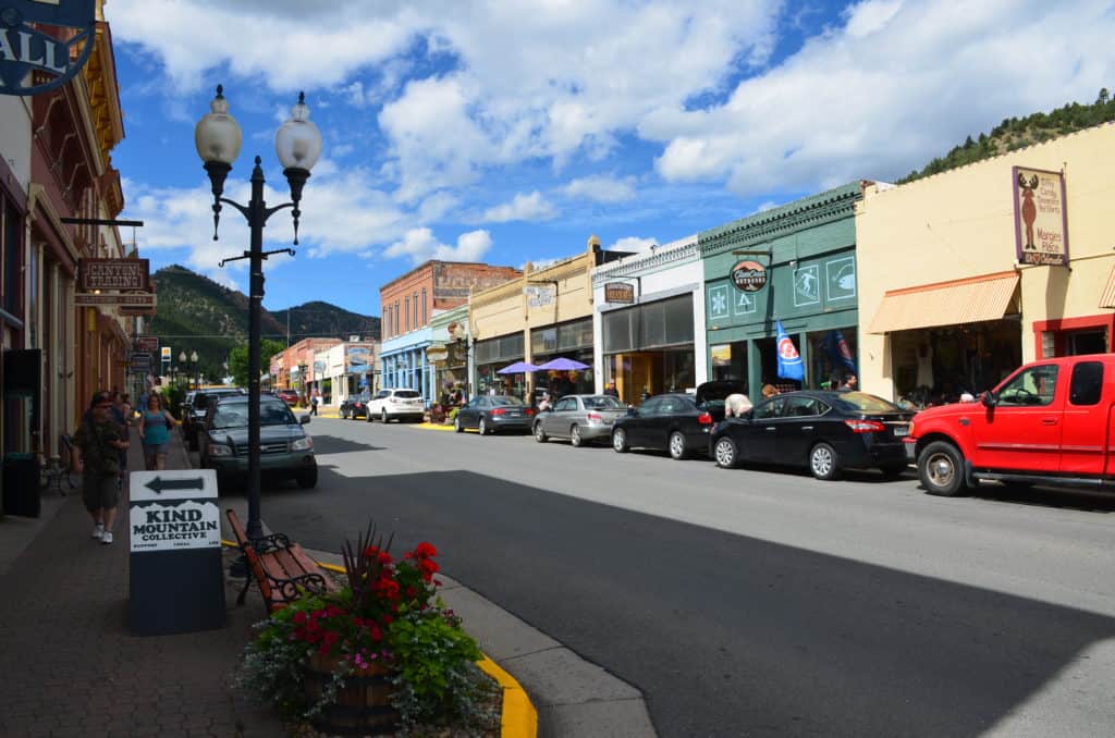 Miner Street in Idaho Springs, Colorado