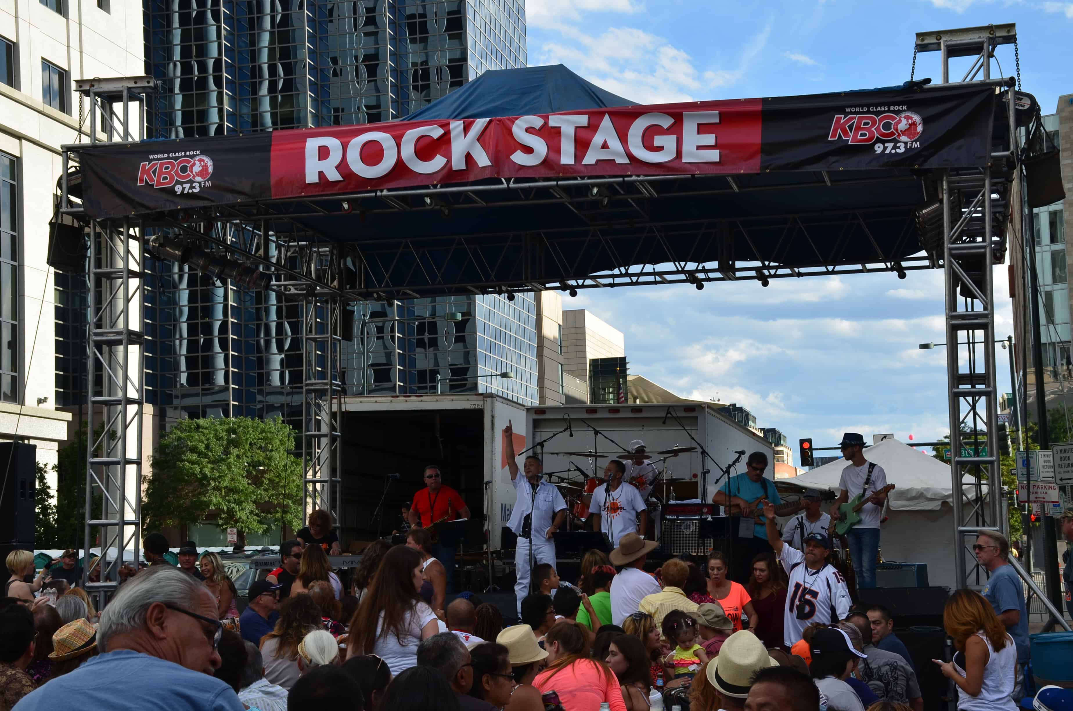 Rock Stage at A Taste of Colorado in Denver