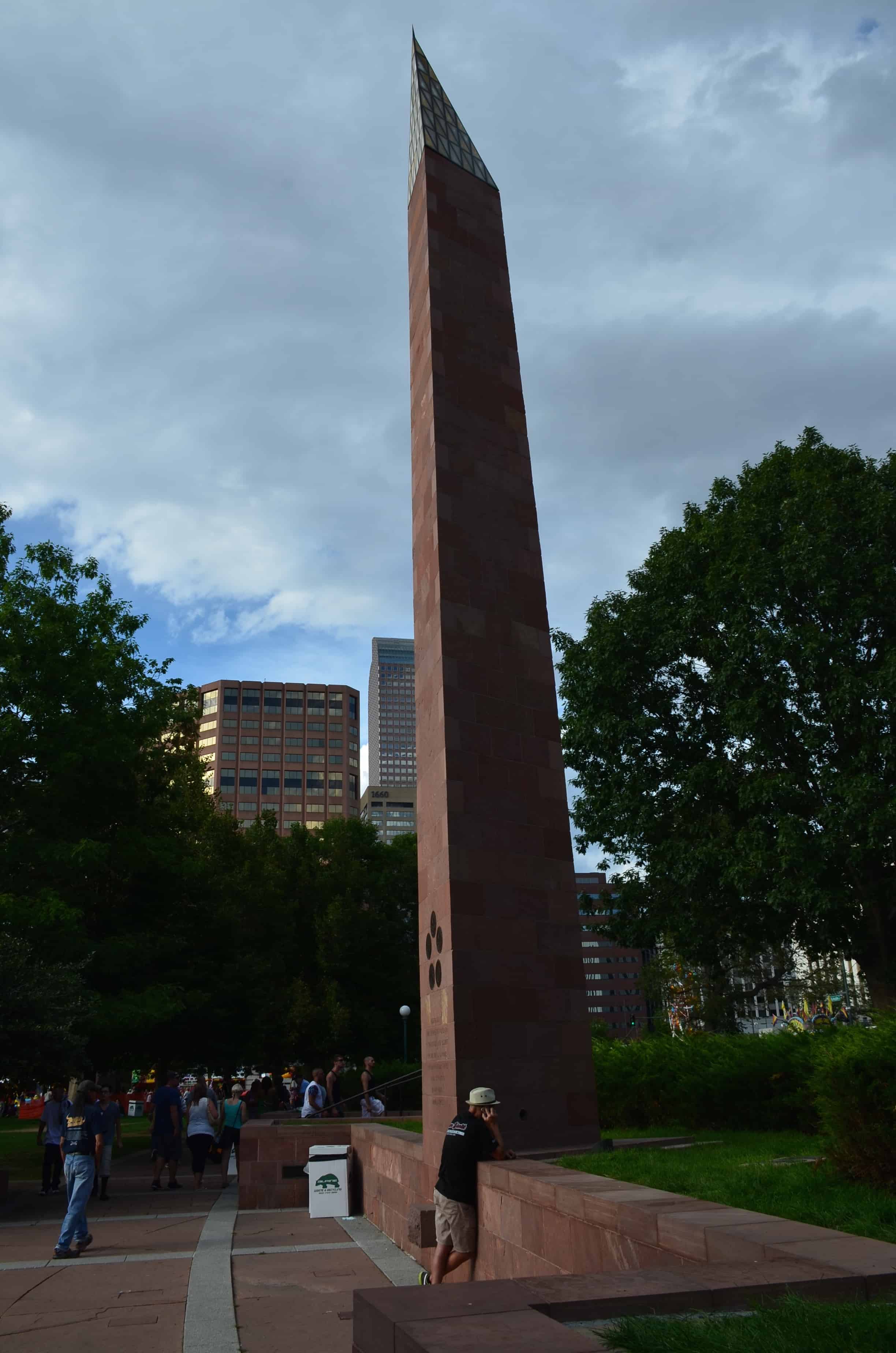 War Memorial at Civic Center Park in Denver, Colorado