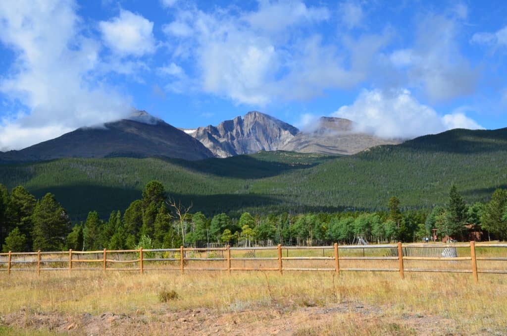 Longs Peak in Rocky Mountain National Park in Colorado