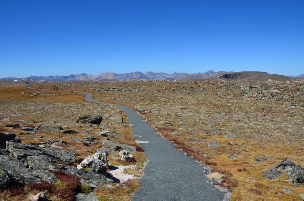 Tundra Communities trail on Trail Ridge Road in Rocky Mountain National Park, Colorado