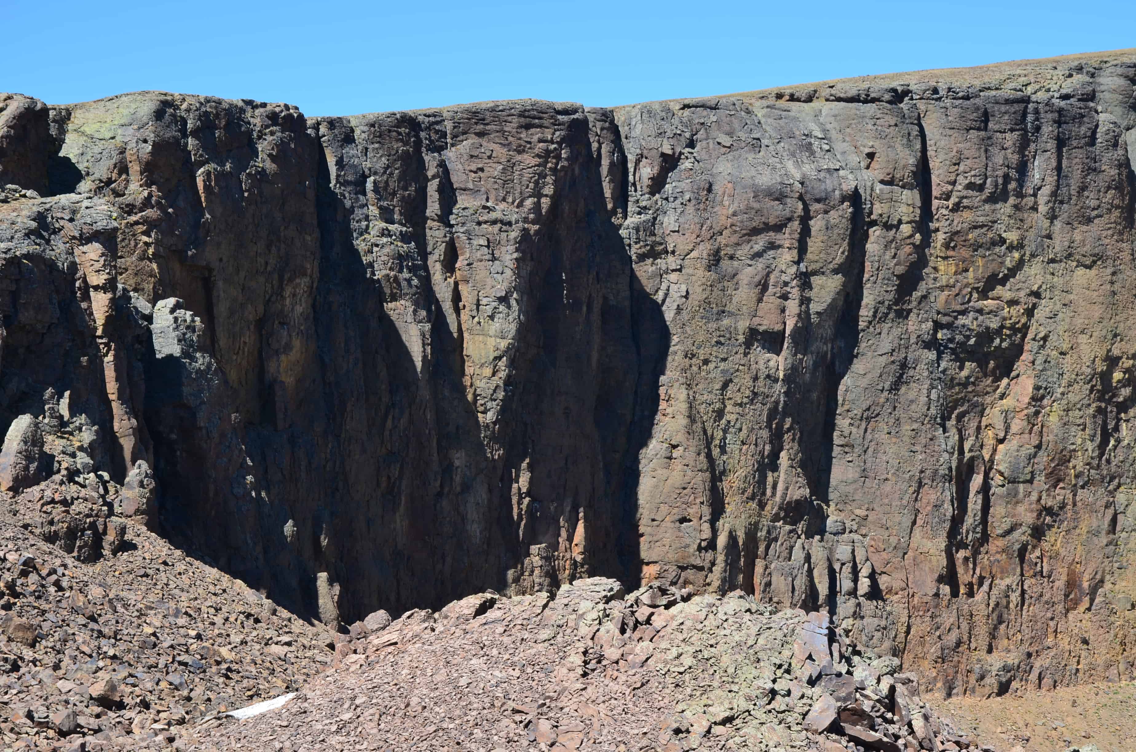 Lava Cliffs on Trail Ridge Road in Rocky Mountain National Park, Colorado