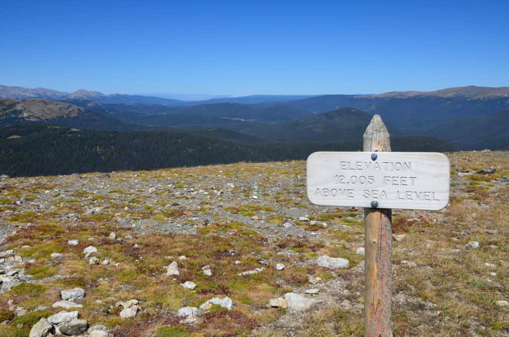 Alpine Ridge Trail at Alpine Visitor Center on Trail Ridge Road in Rocky Mountain National Park, Colorado