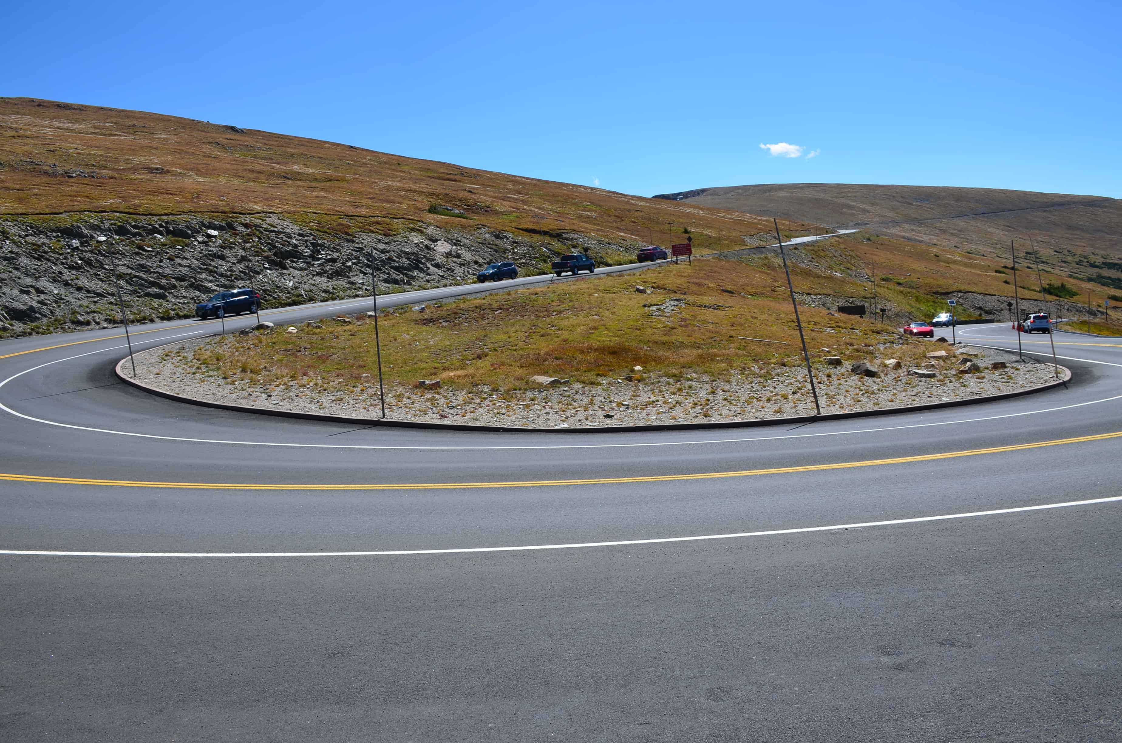 Medicine Bow Curve on Trail Ridge Road in Rocky Mountain National Park, Colorado