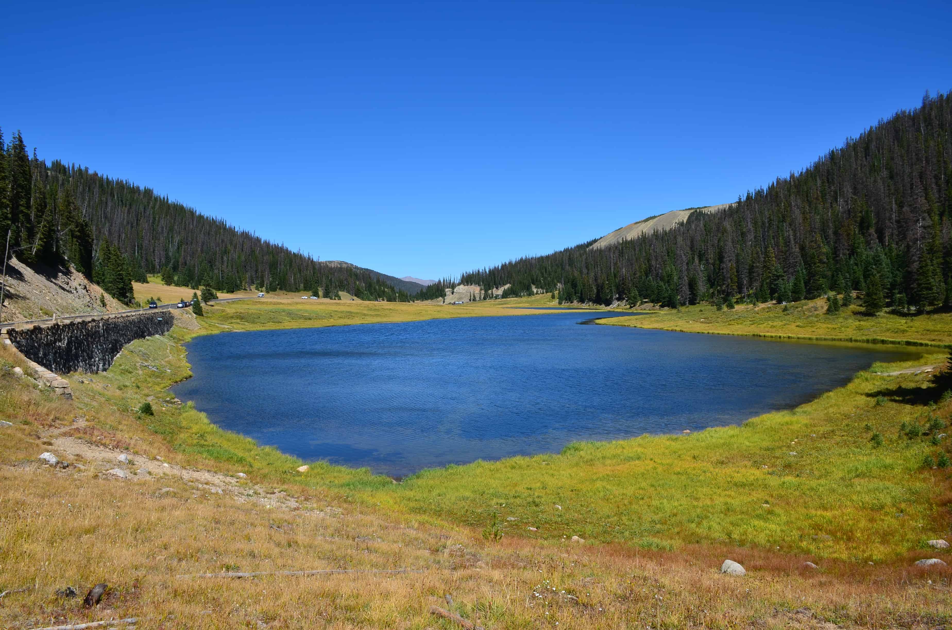 Poudre Lake on Trail Ridge Road in Rocky Mountain National Park, Colorado