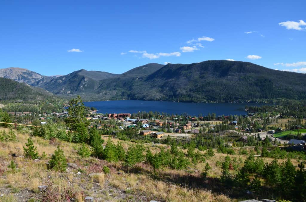 View of Grand Lake from Grand Lake Lodge, Colorado