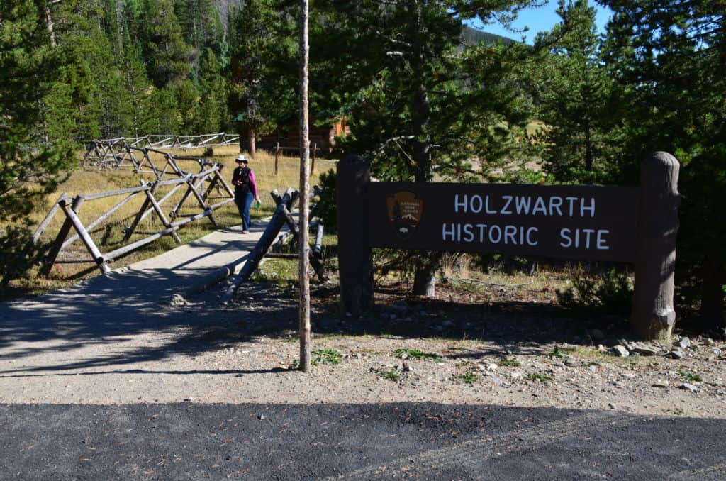 Holzwarth Historic Site on Trail Ridge Road in Rocky Mountain National Park, Colorado