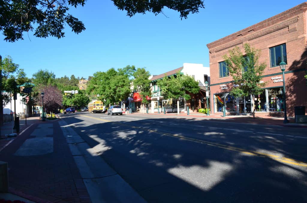 Elkhorn Avenue in Estes Park, Colorado