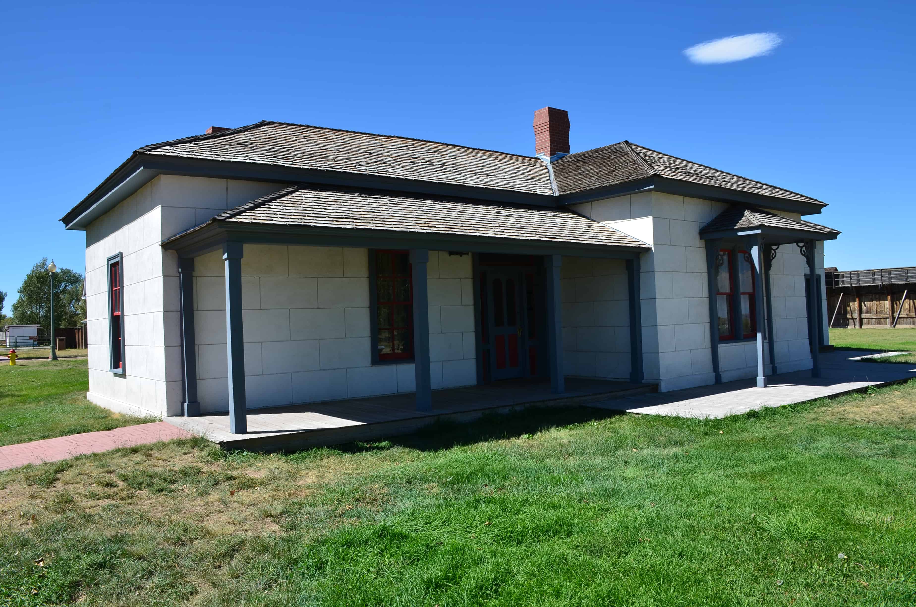 Warden's house at Wyoming Territorial Prison State Historic Site in Laramie
