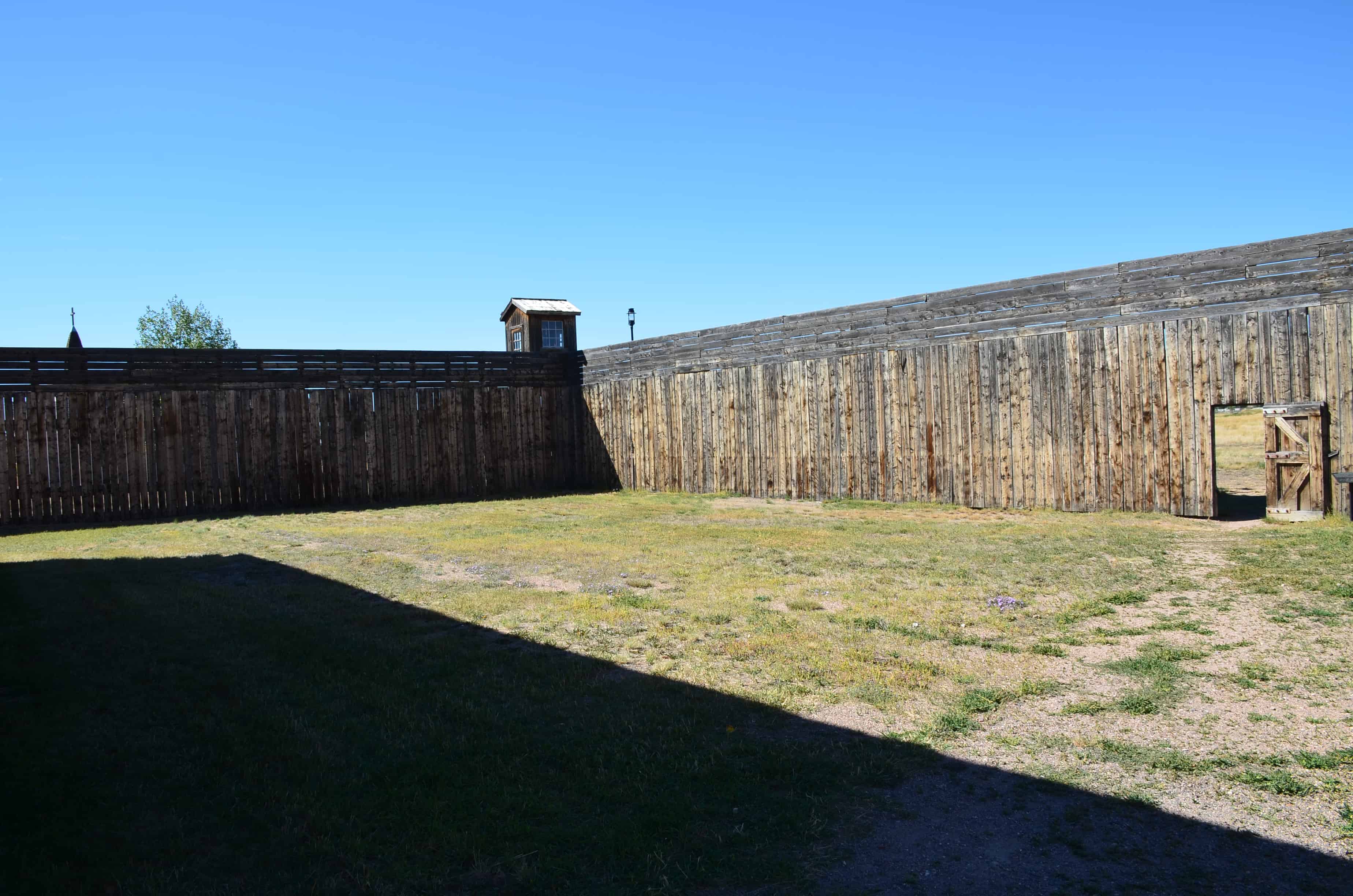 Yard at Wyoming Territorial Prison State Historic Site in Laramie