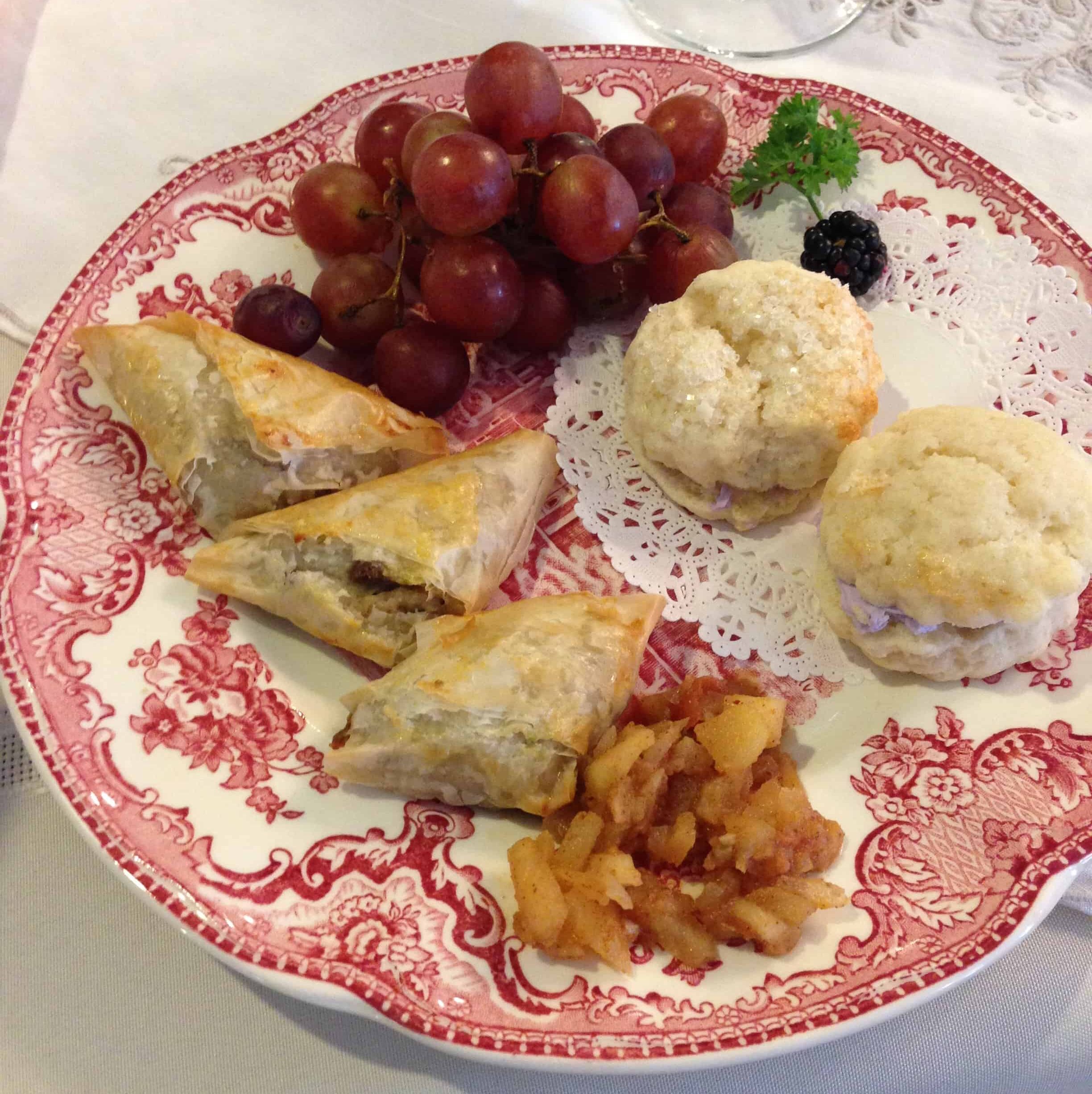 Scones at the Dusty Rose Tea Room