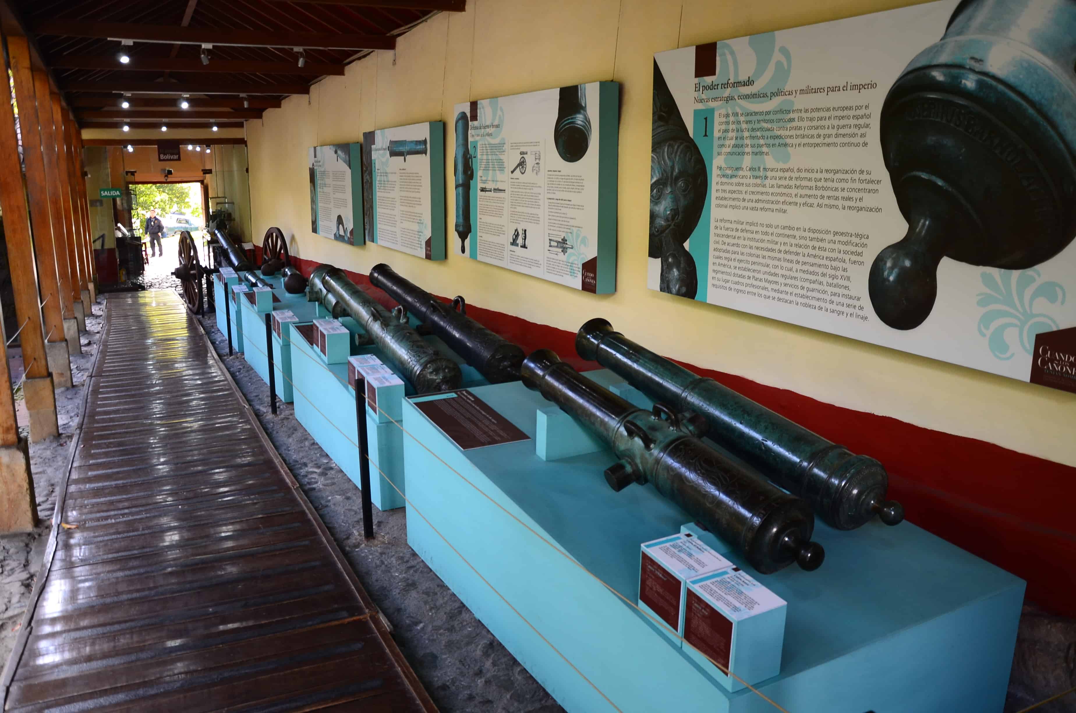 Cannons at Quinta de Bolívar