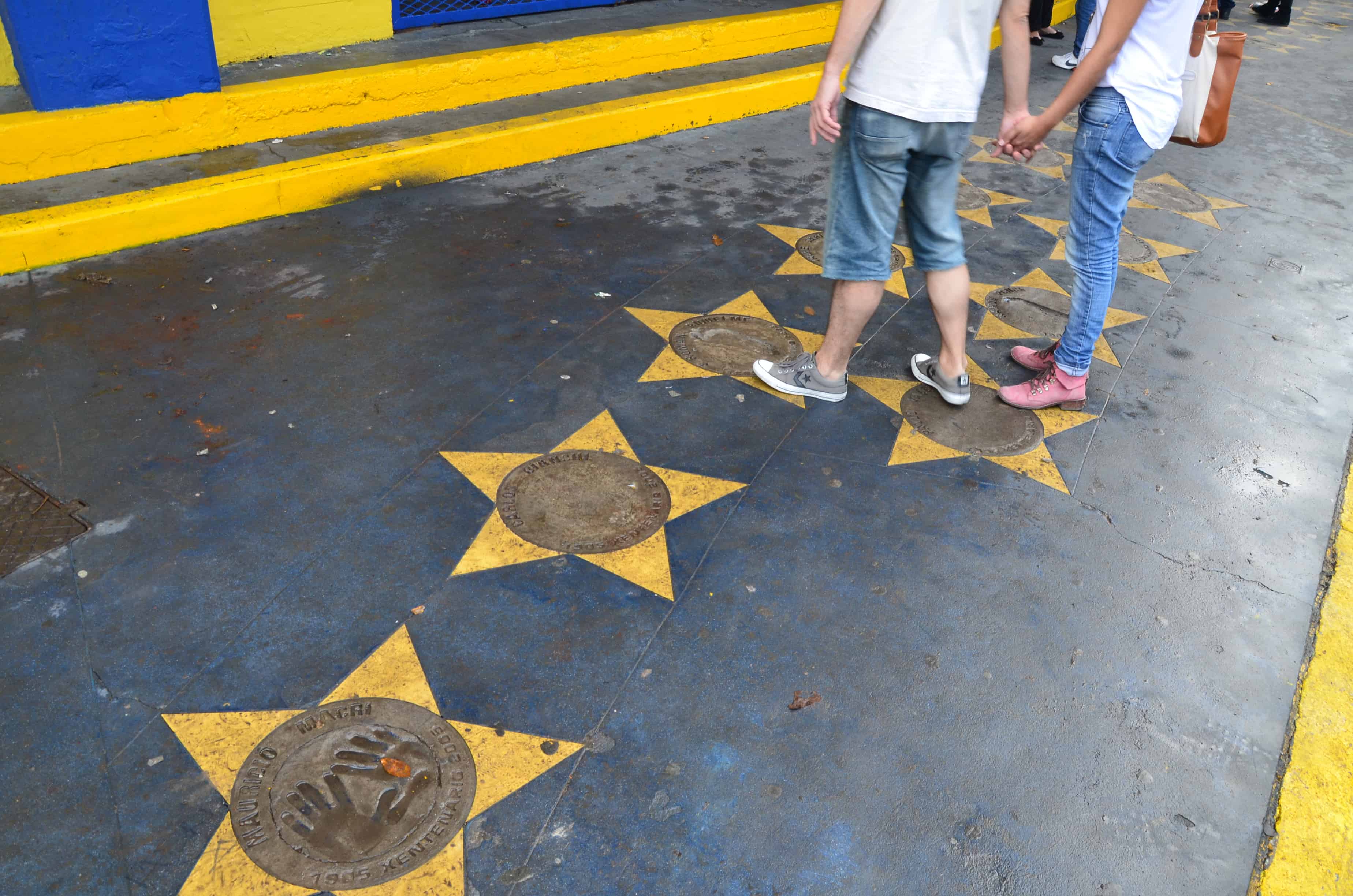 Boca Juniors Walk of Fame at La Bombonera, La Boca, Buenos Aires, Argentina