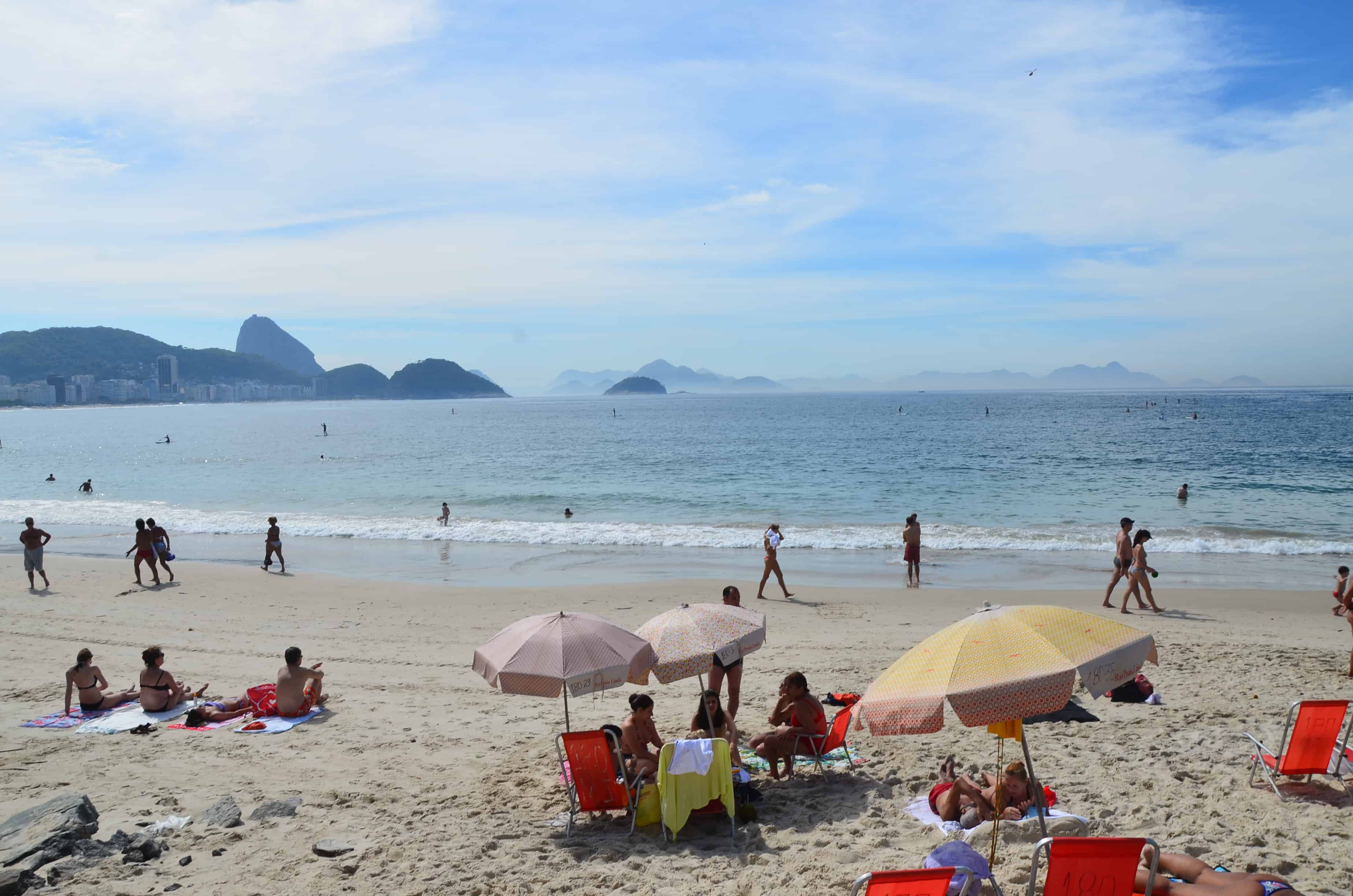 Copacabana in Rio de Janeiro, Brazil