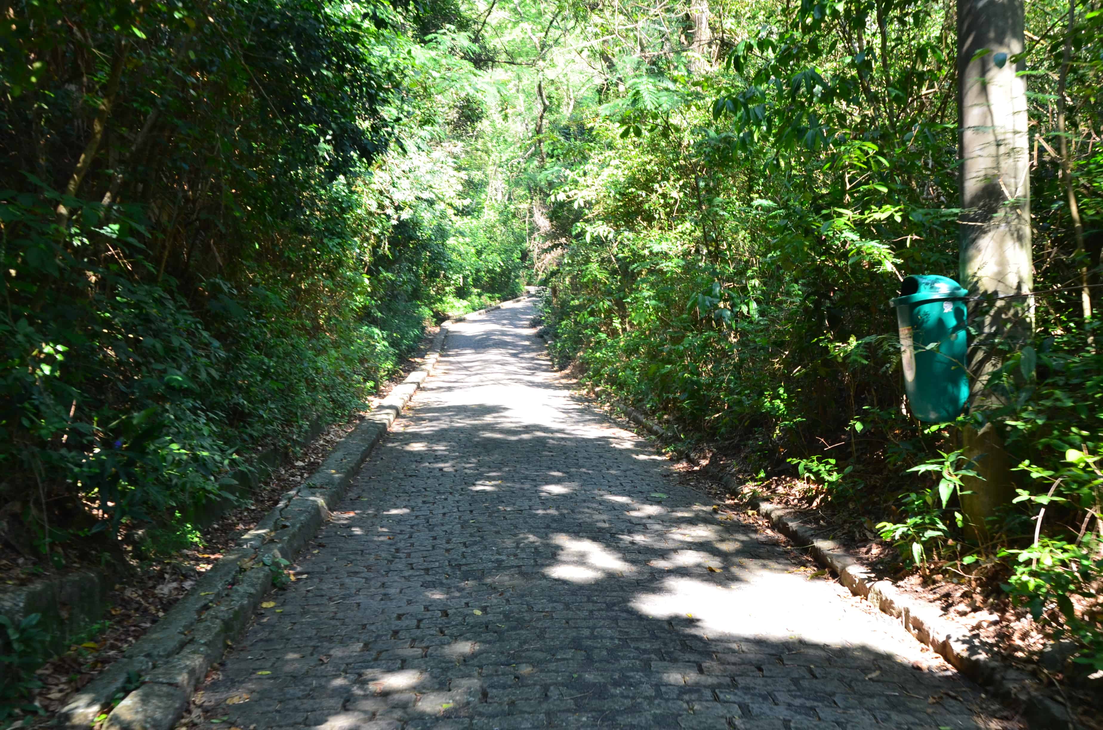 The path up to Fort Duque de Caxias in Rio de Janeiro, Brazil