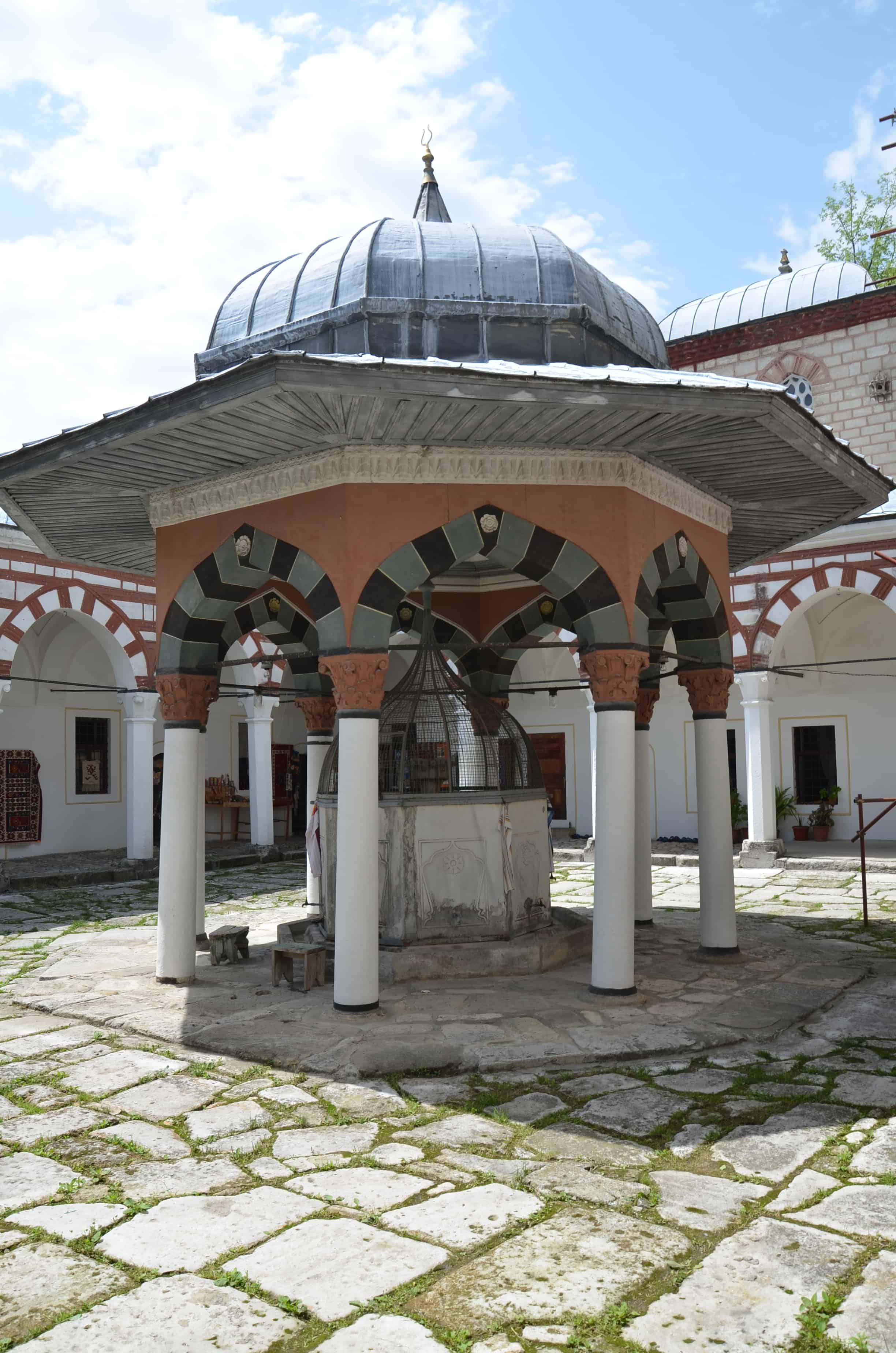 Ablutions fountain of the Tombul Mosque in Shumen, Bulgaria