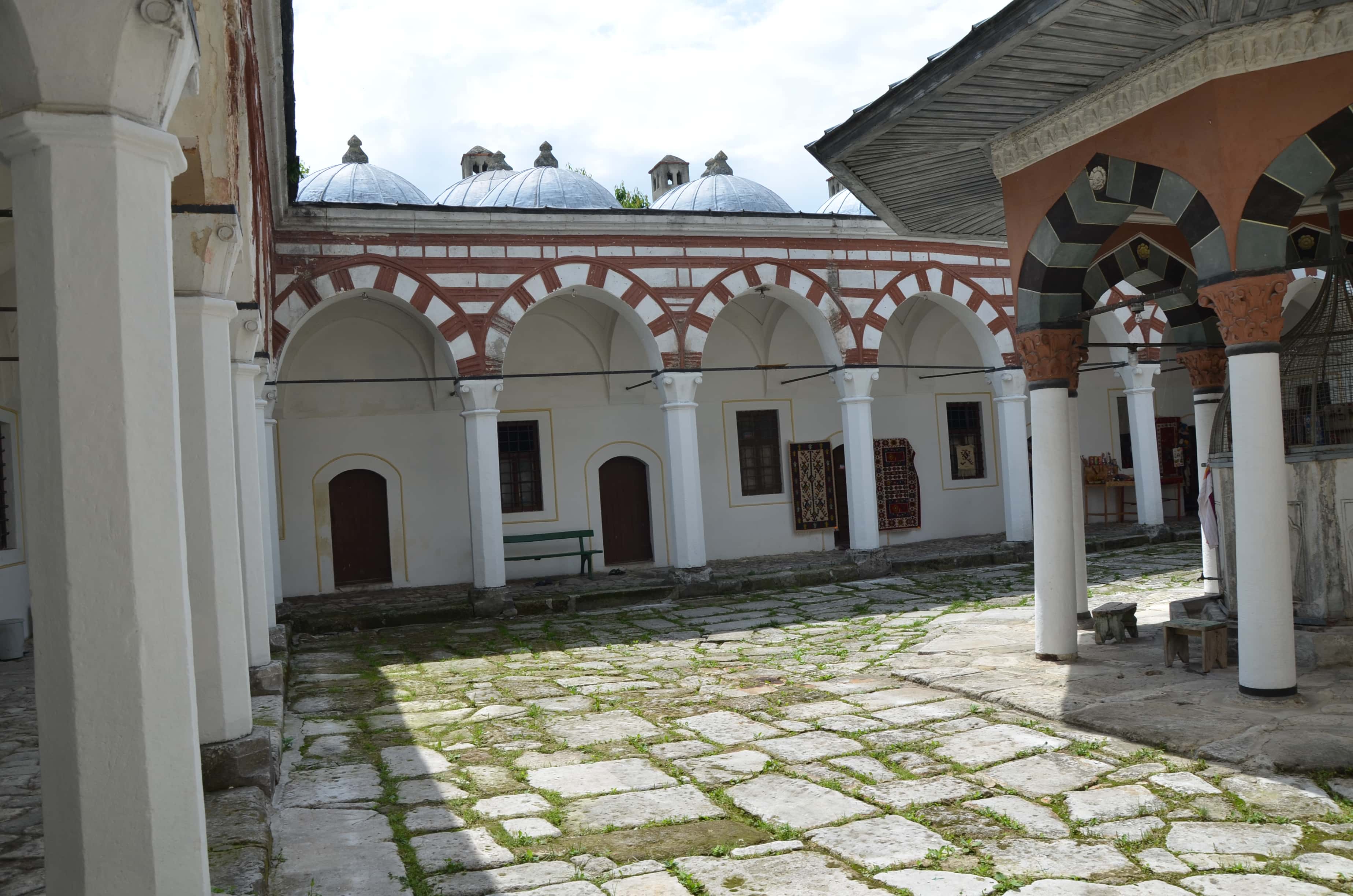 Courtyard of the Tombul Mosque in Shumen, Bulgaria