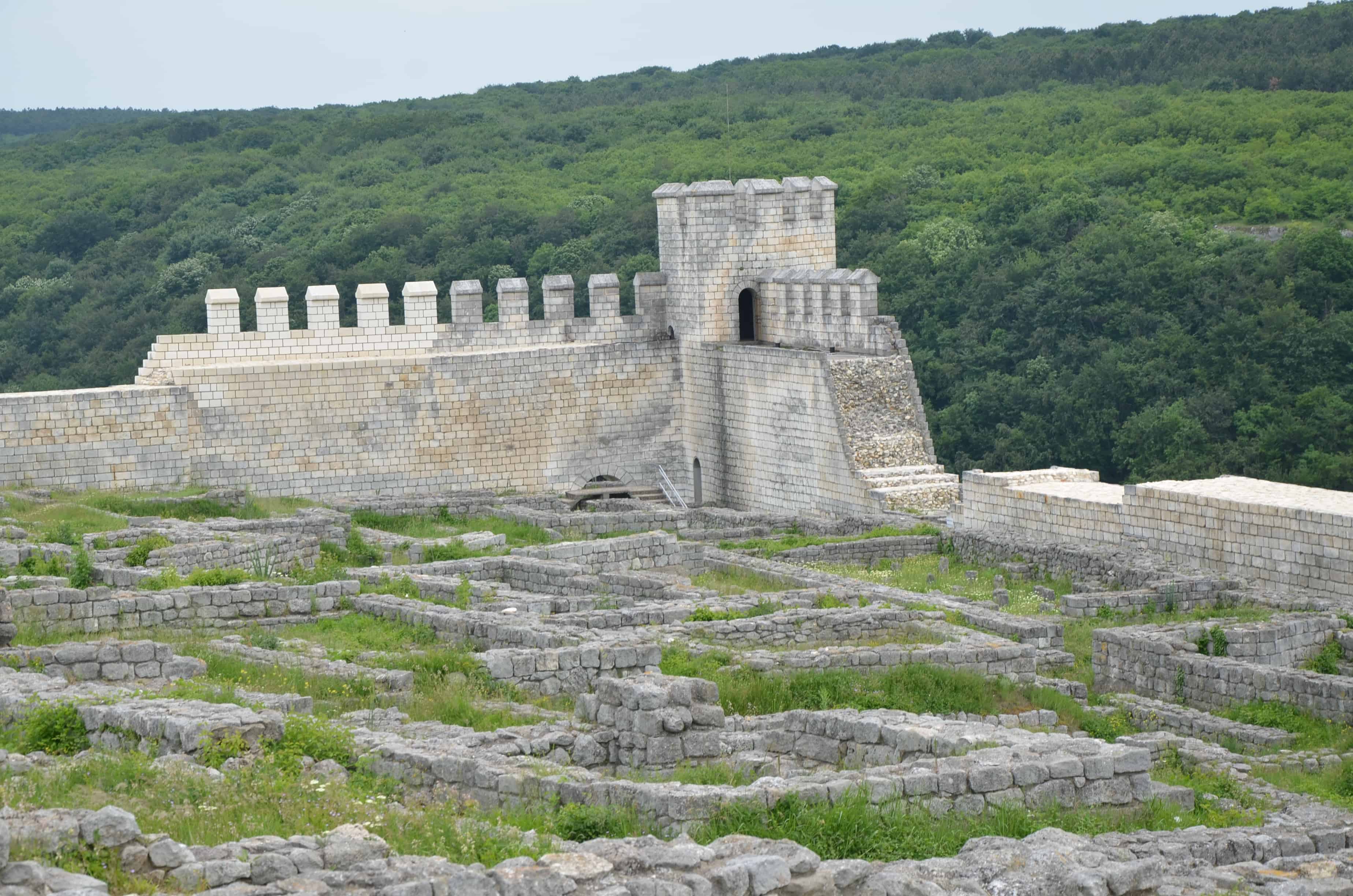 Reconstructed tower at Shumen Fortress in Bulgaria