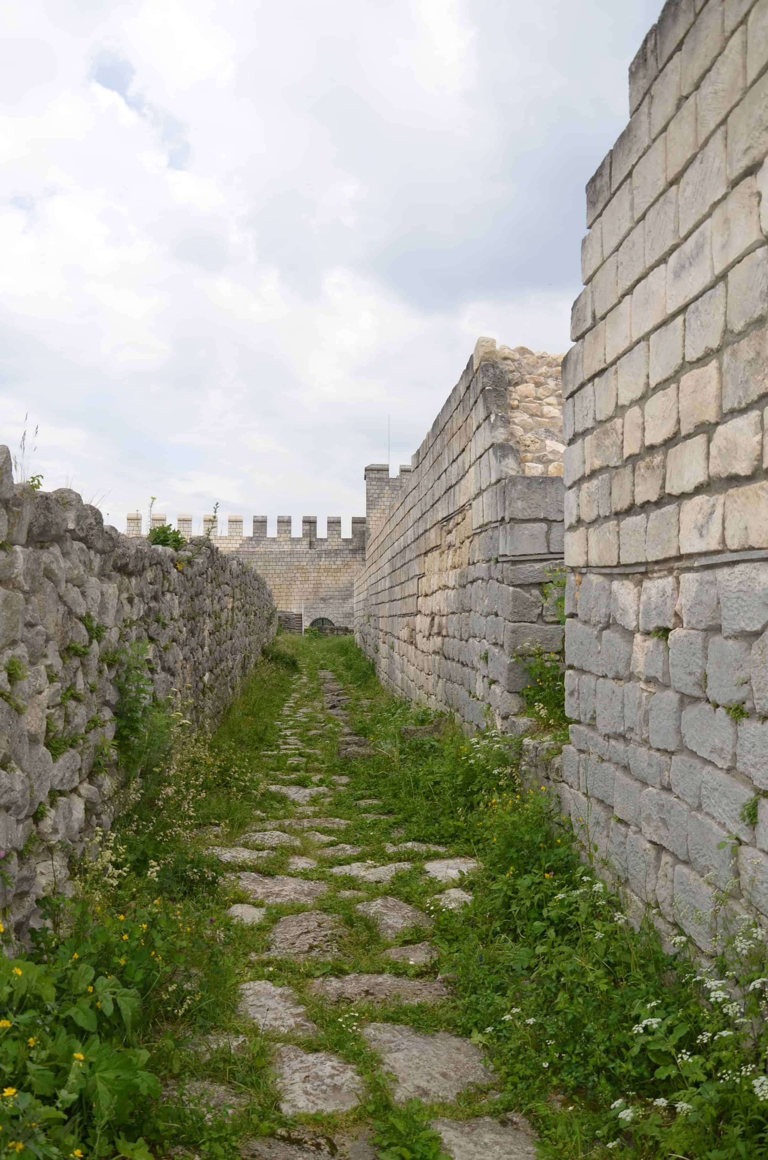 Walls of Shumen Fortress in Bulgaria