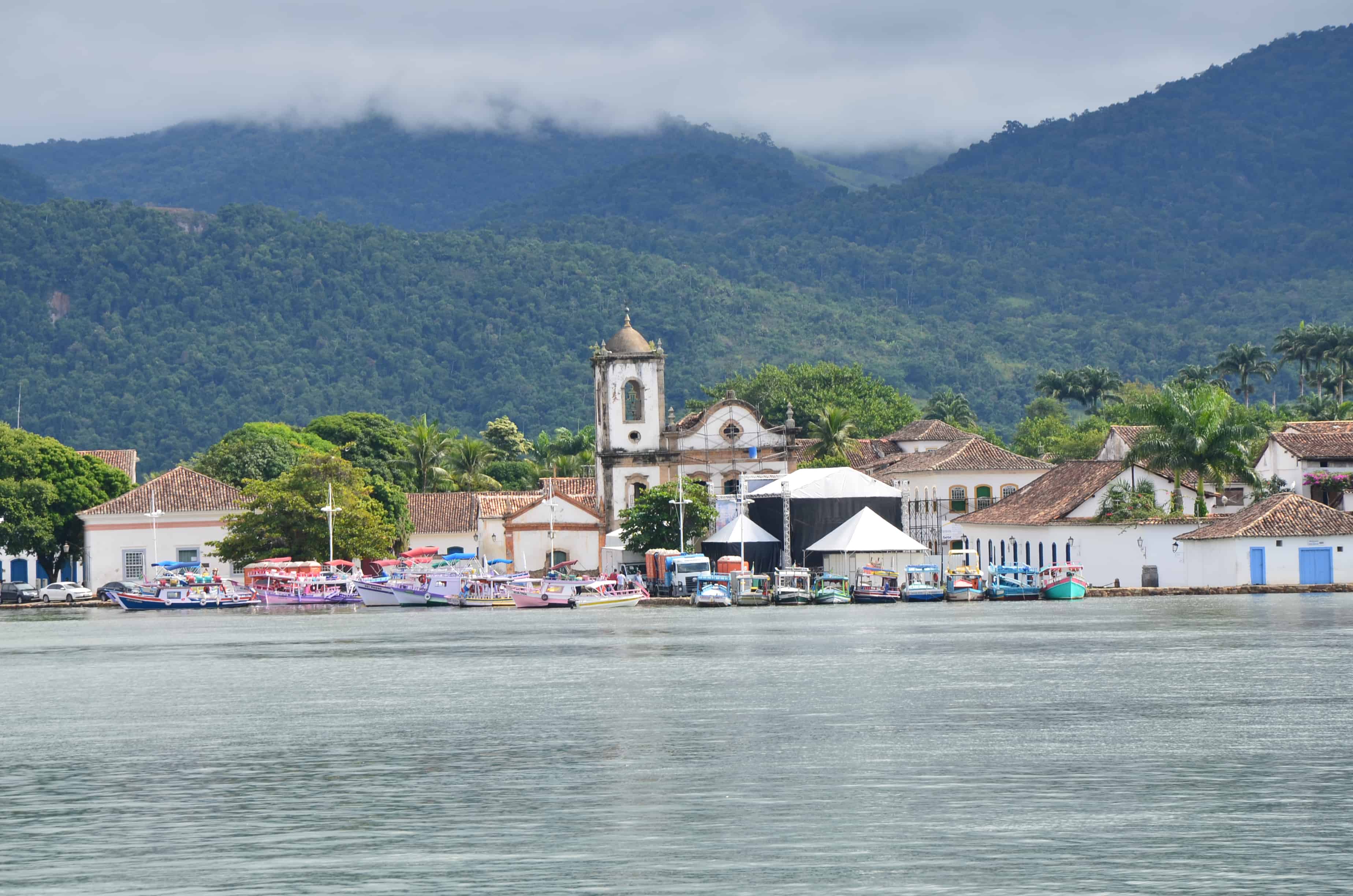 Paraty from the boat, Brazil