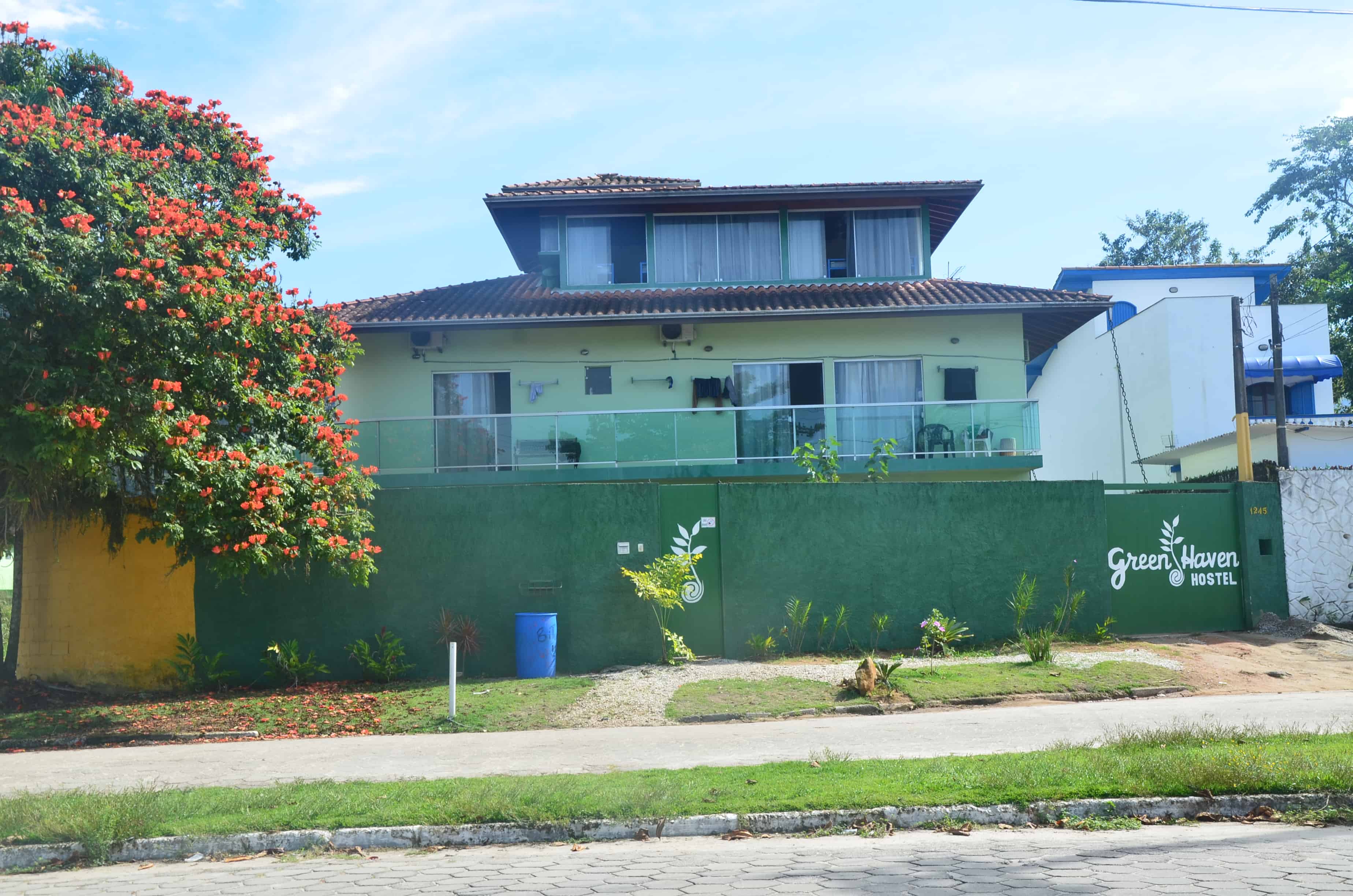 Green Haven Hostel in Ubatuba, Brazil