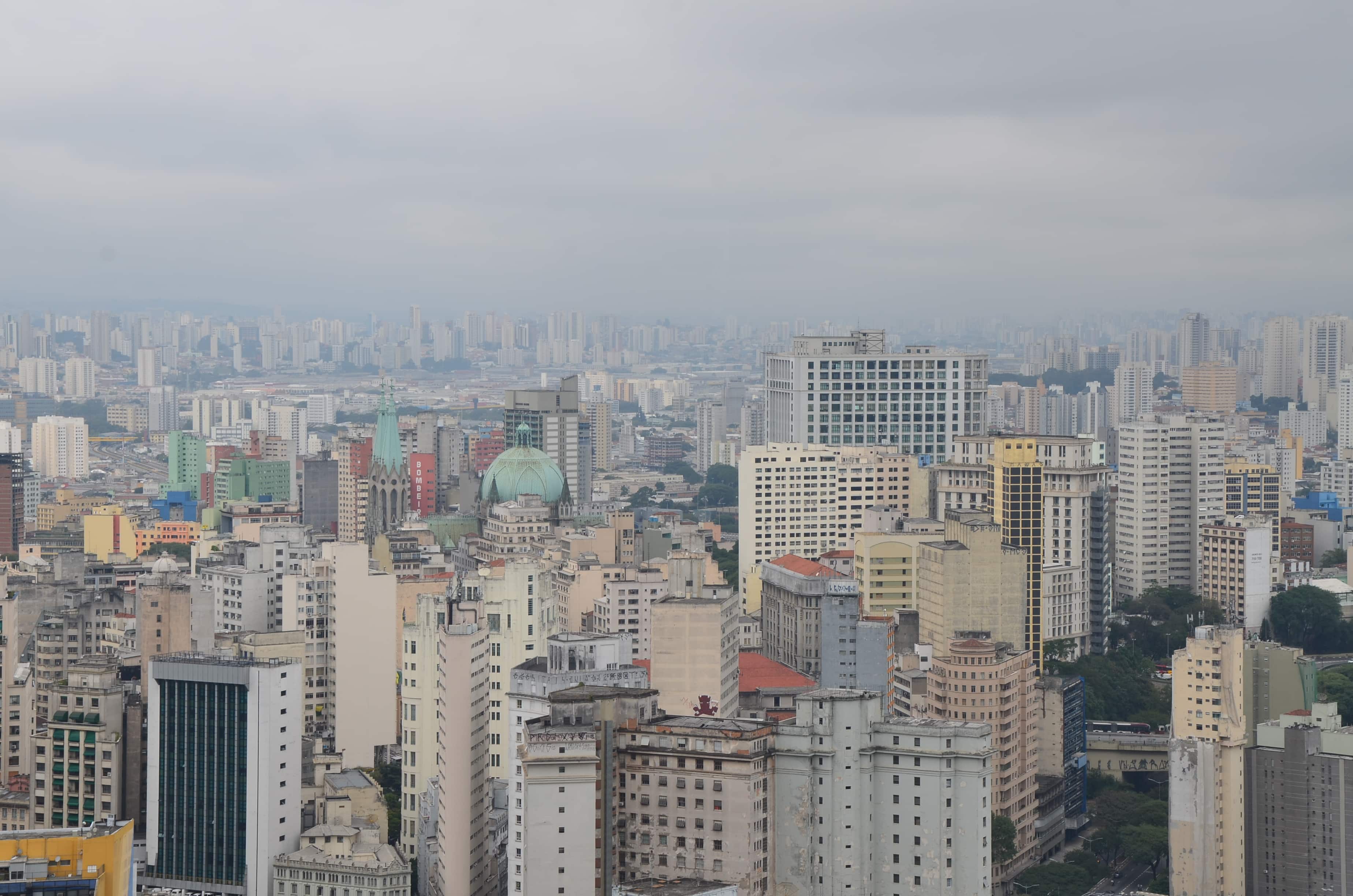 The view from Edifício Itália in São Paulo, Brazil