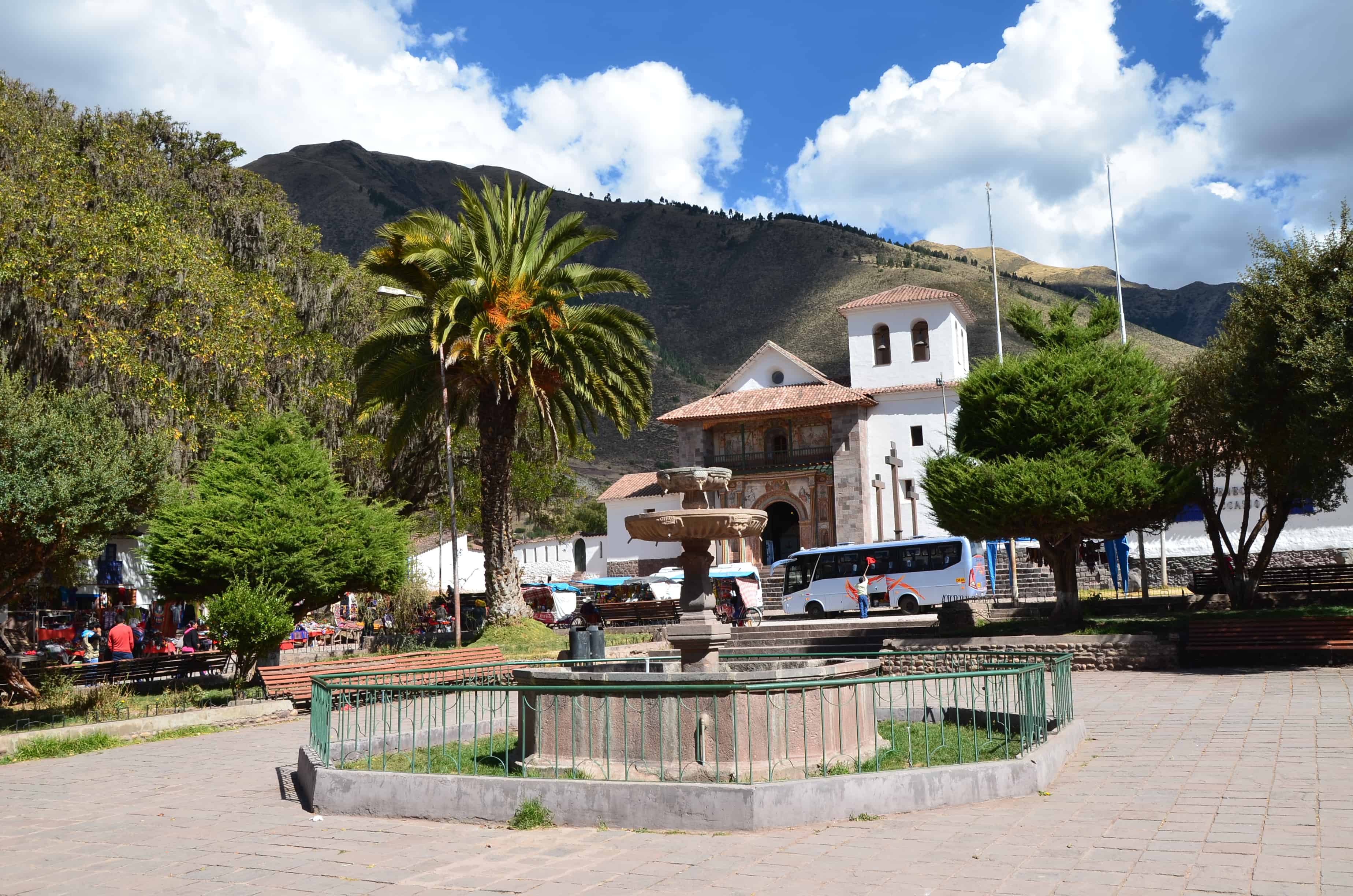 Plaza in Andahuaylillas, Peru