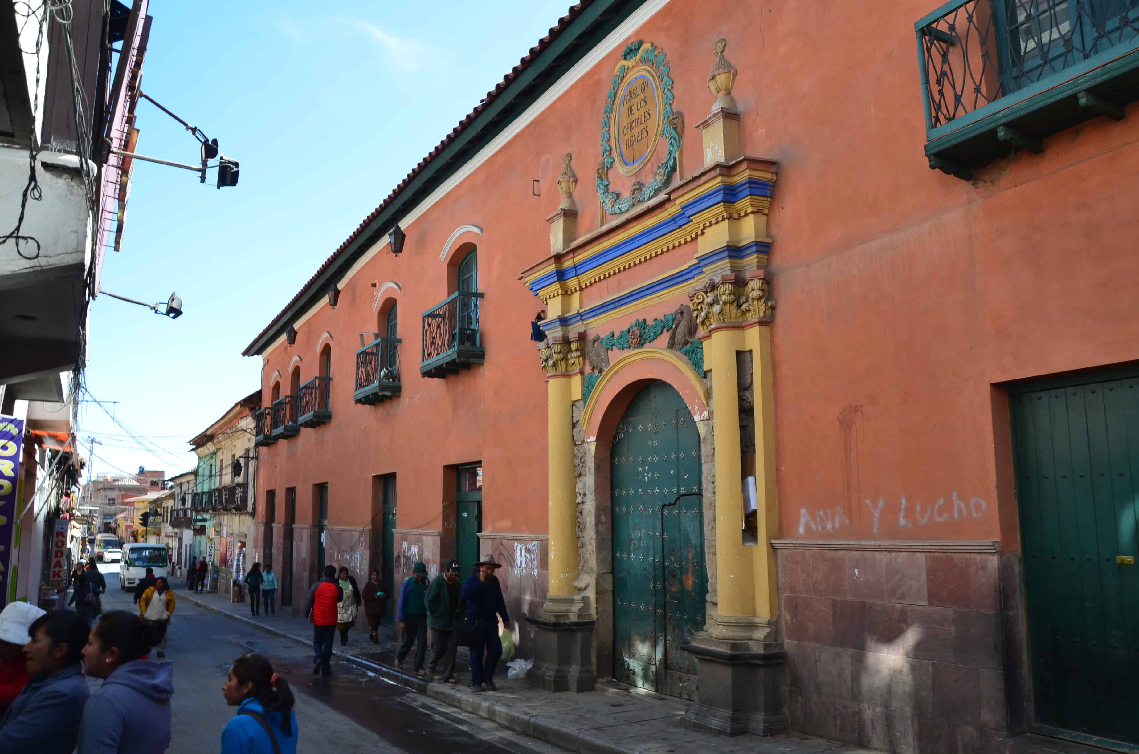 Pabellón de los Oficiales Reales in Potosí, Bolivia