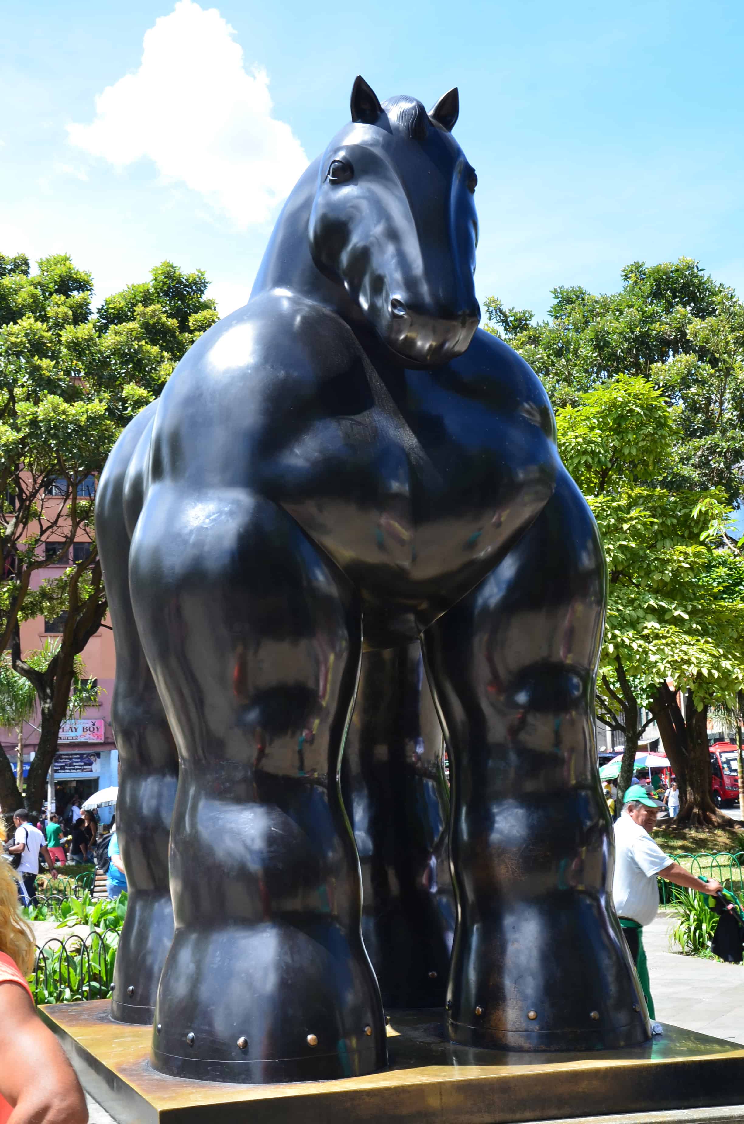 Caballo (Horse) at Plaza Botero in Medellín, Antioquia, Colombia