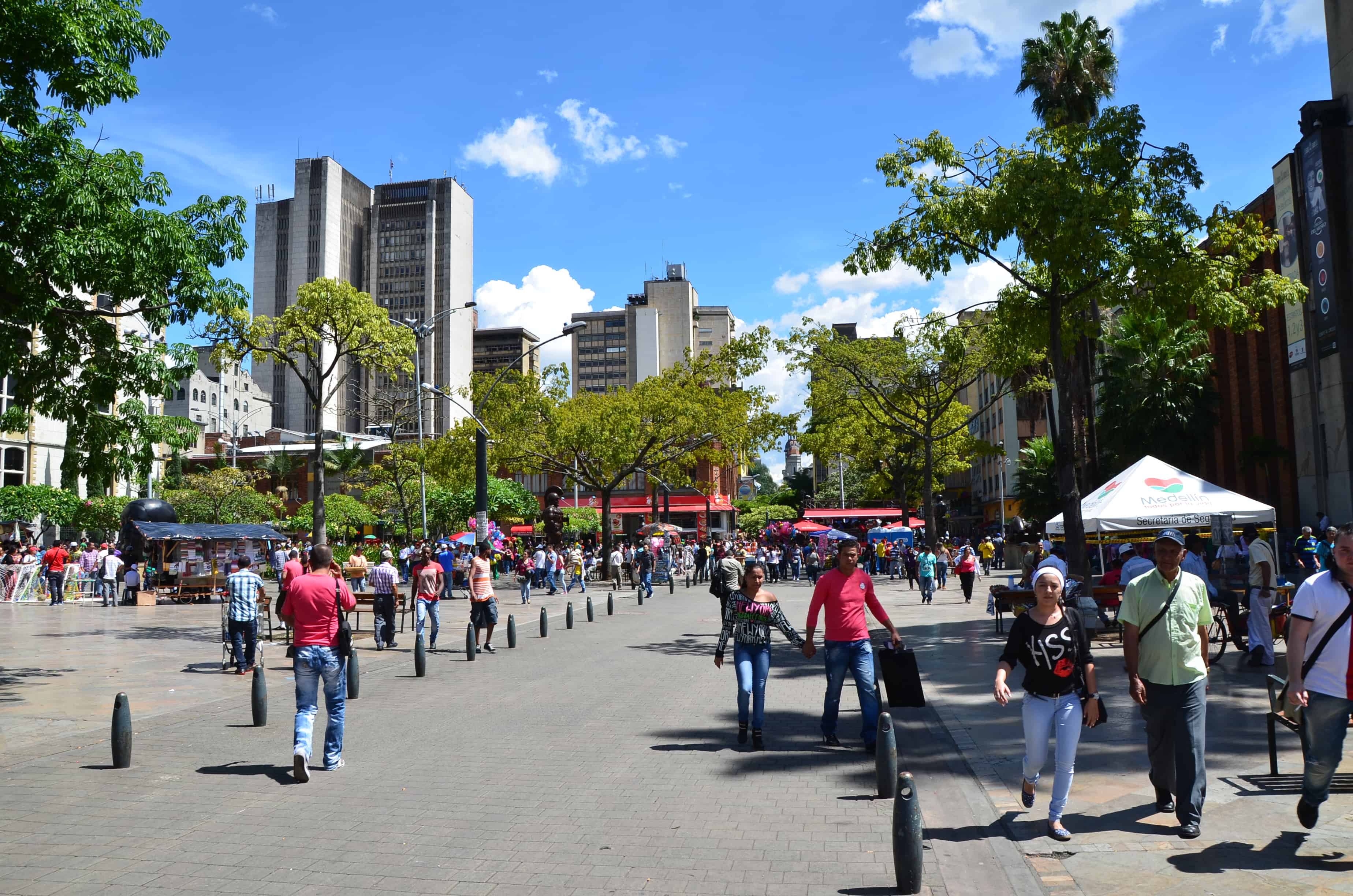 Plaza Botero in Medellín, Antioquia, Colombia