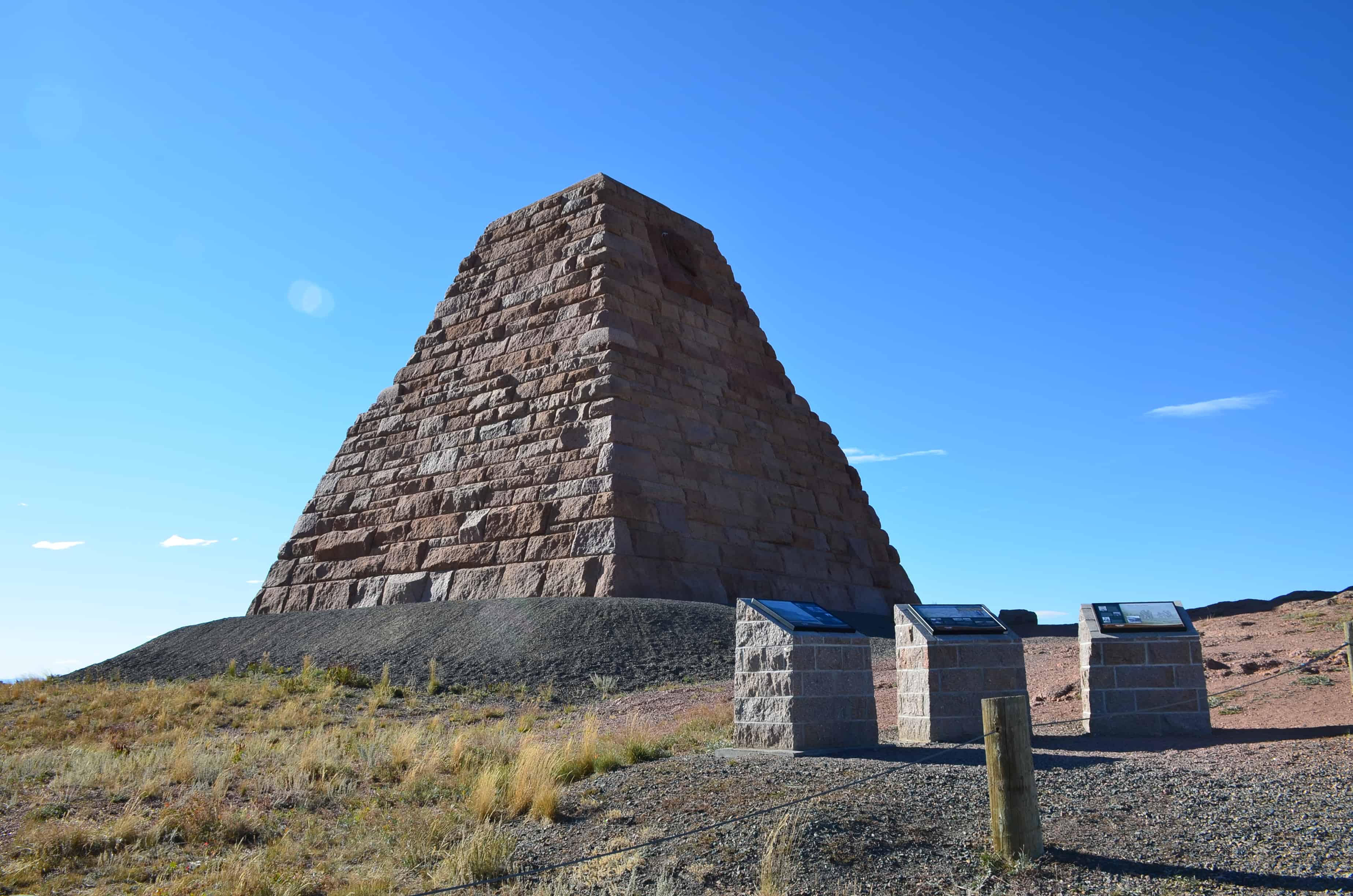 Ames Monument near the former site of Sherman, Wyoming