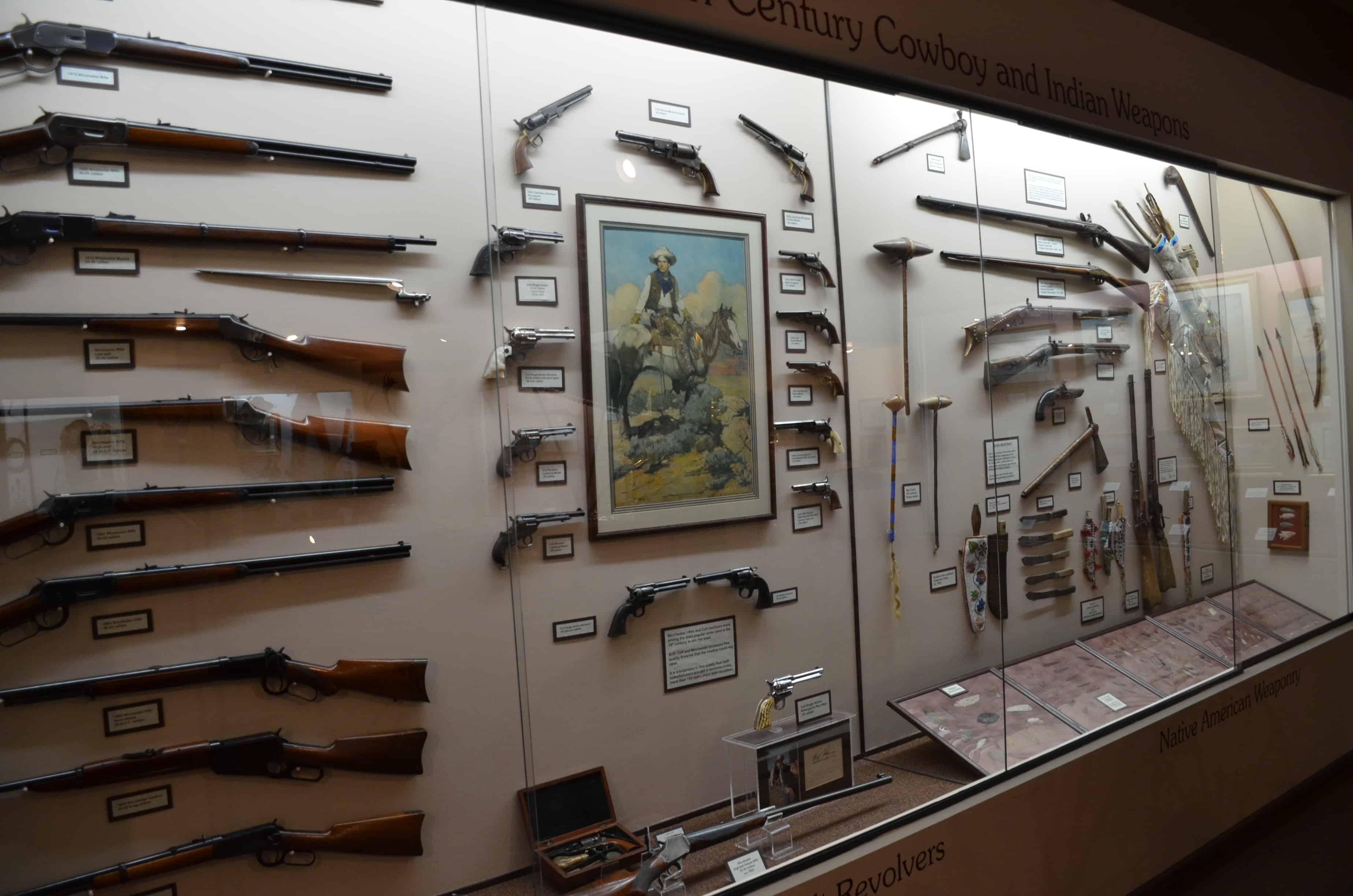 Firearms at the Nelson Museum of the West in Cheyenne, Wyoming
